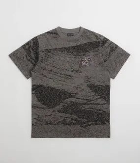 Pass Port Cave-In T-Shirt - Charcoal subtle hem Beach Style