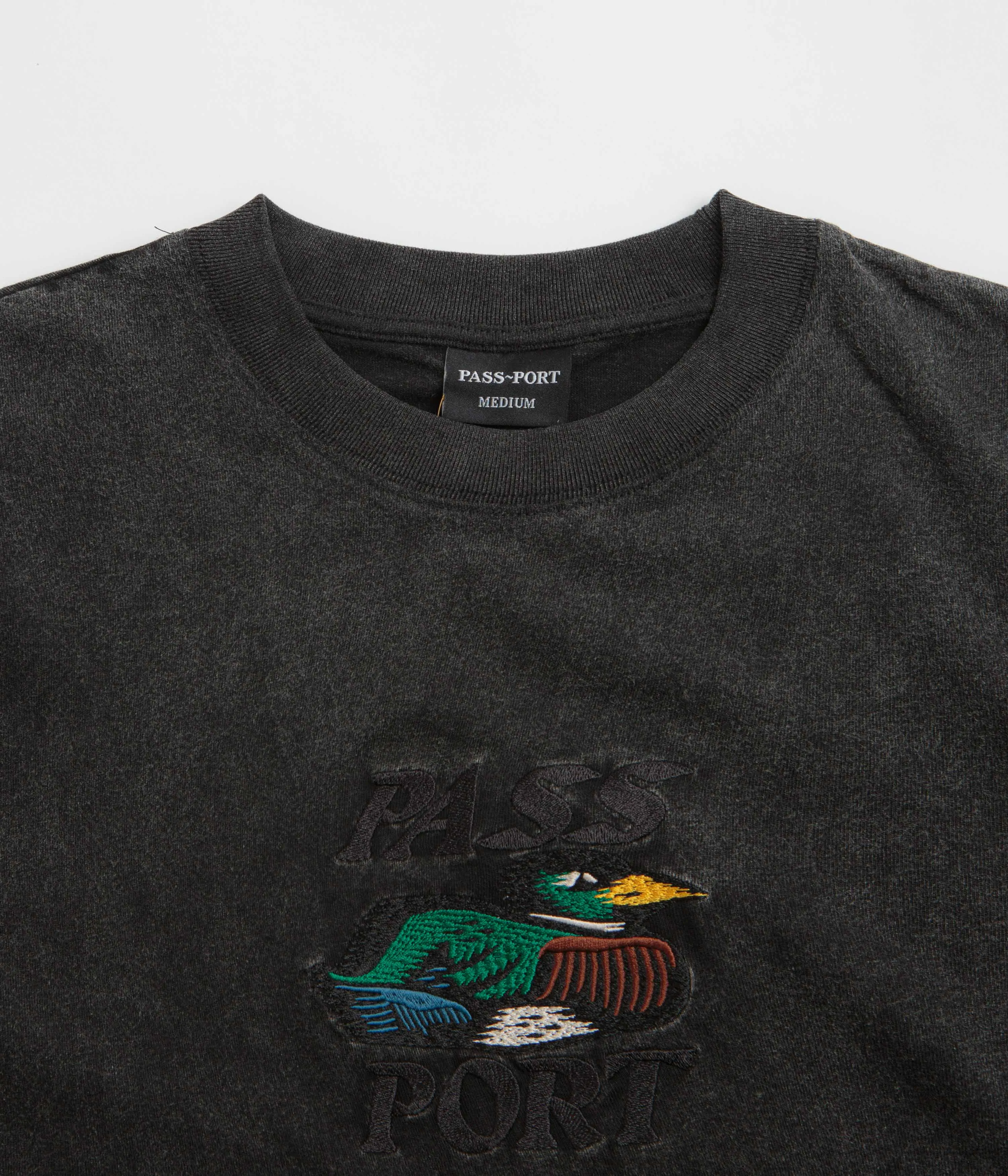 Fashion-Forward Pass Port Fast Duck T-Shirt - Black Acid
