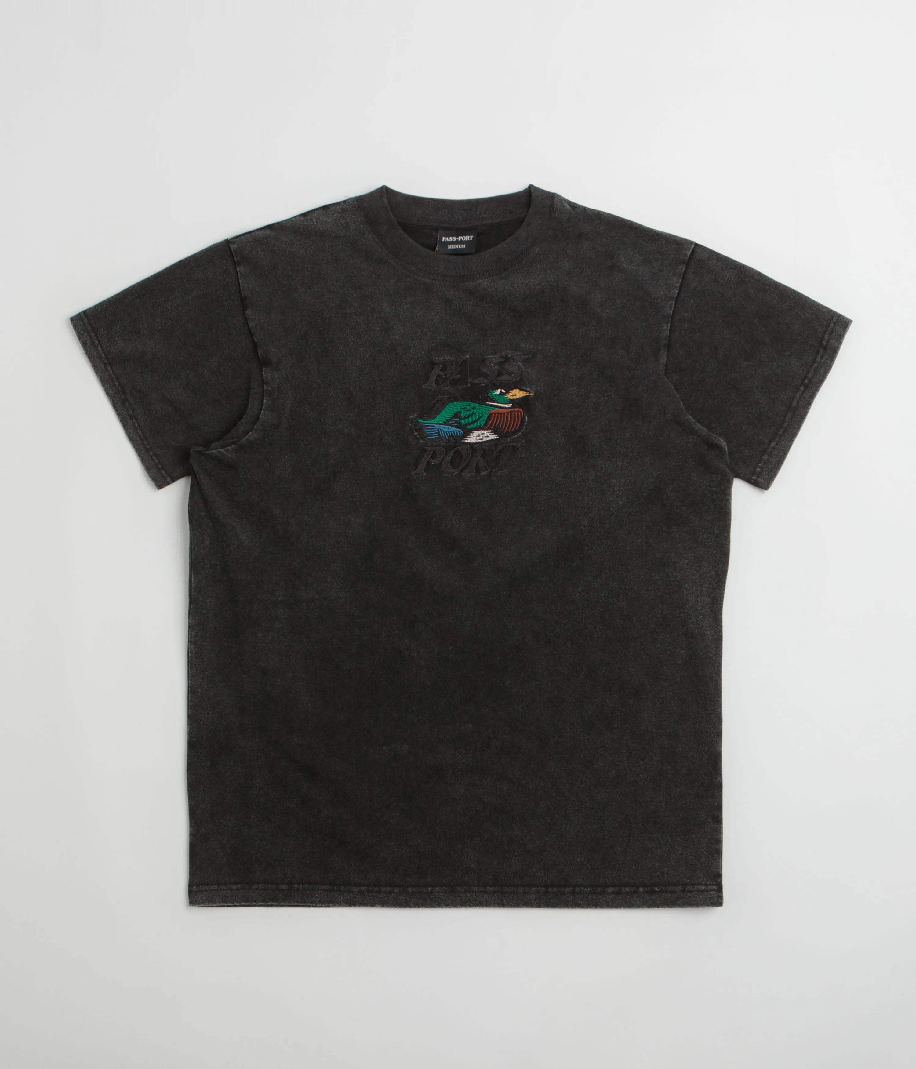 train event Pass Port Fast Duck T-Shirt - Black Acid