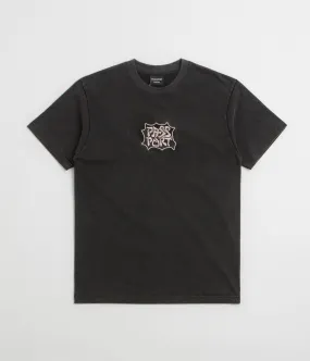 golfing event Pass Port Glyph T-Shirt - Acid Black
