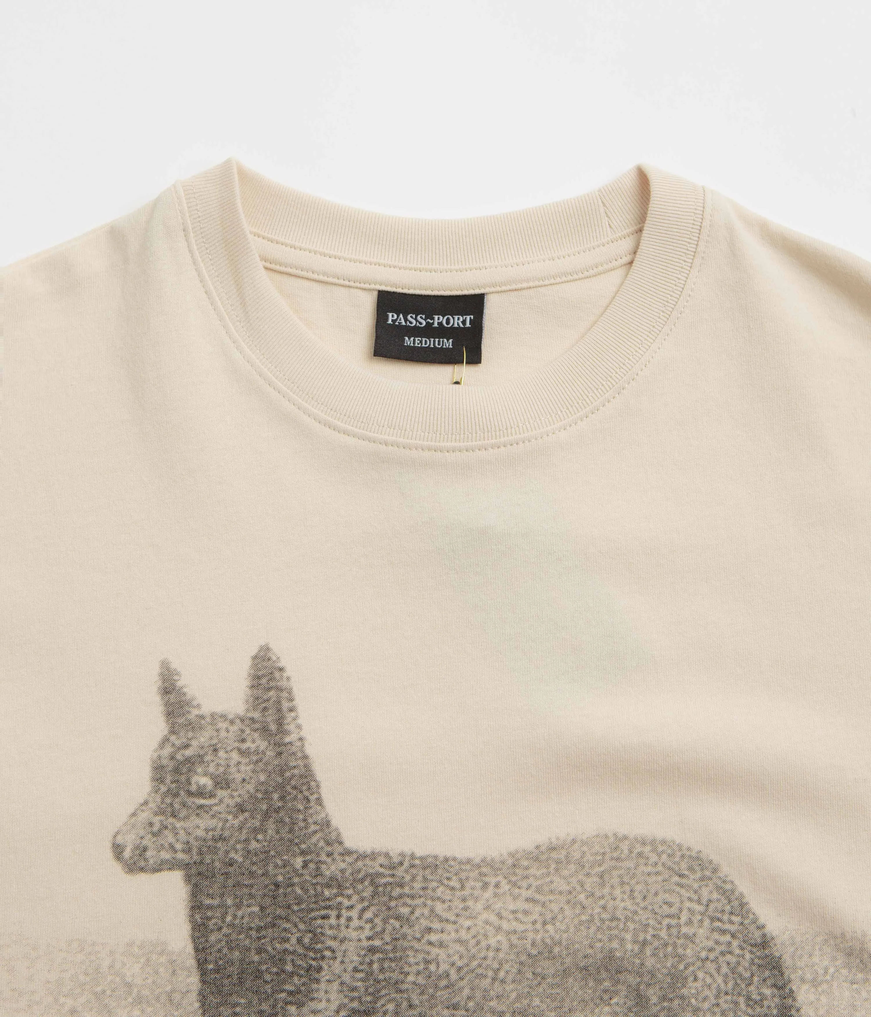adult style Pass Port Kelpie T-Shirt - Natural
