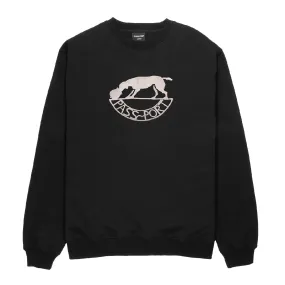 Travel Minimal PASS~PORT Fretworks Crew Sweatshirt - Black