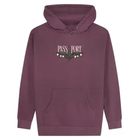 Cozy Night In PASS~PORT Lily of the Valley Hoodie - Washed Berry
