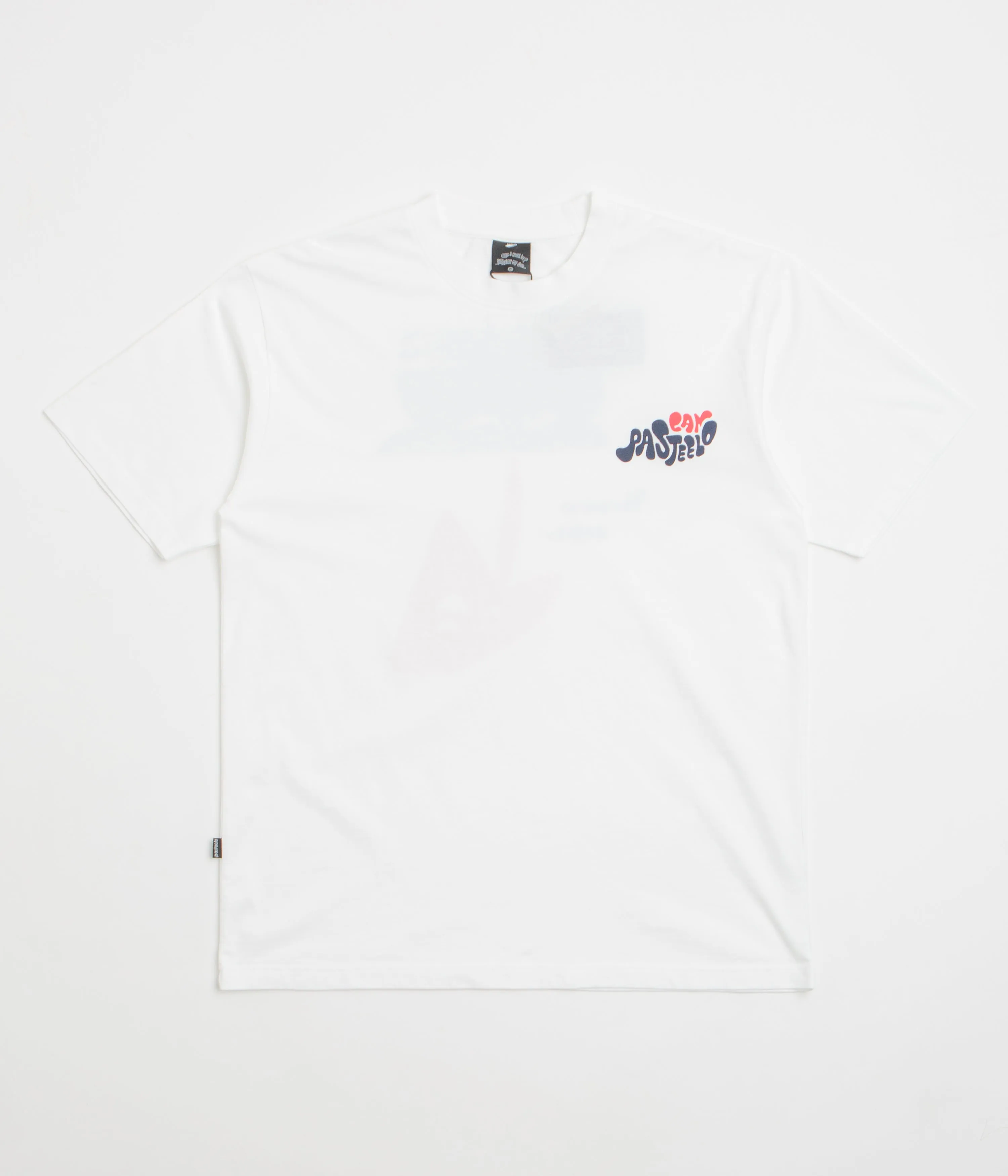 Pasteelo Can Art T-Shirt - White Seamless Side Panels shooting event