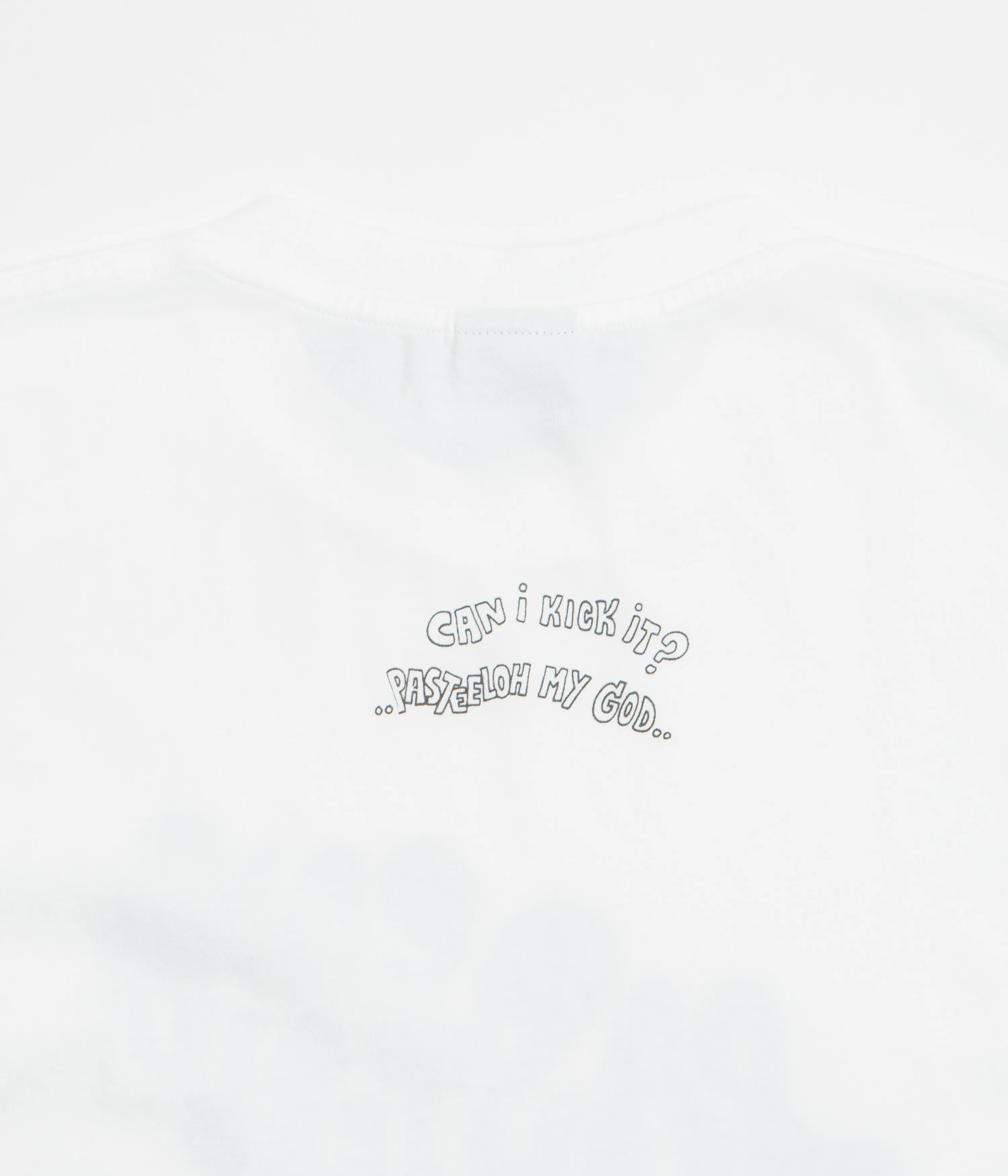 multi-piece Striped Pasteelo Can Script T-Shirt - White