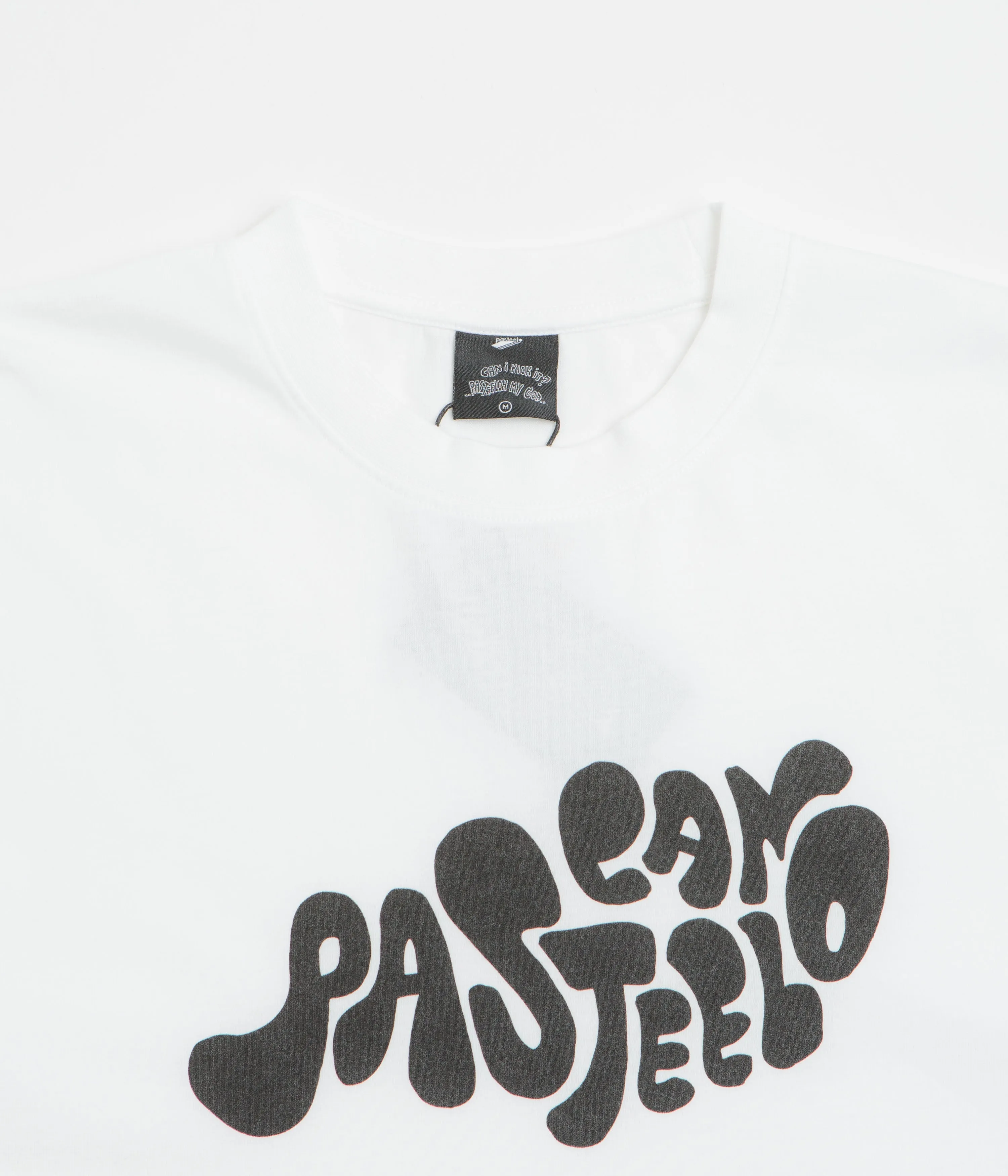 Pasteelo Can Script T-Shirt - White cycling venue