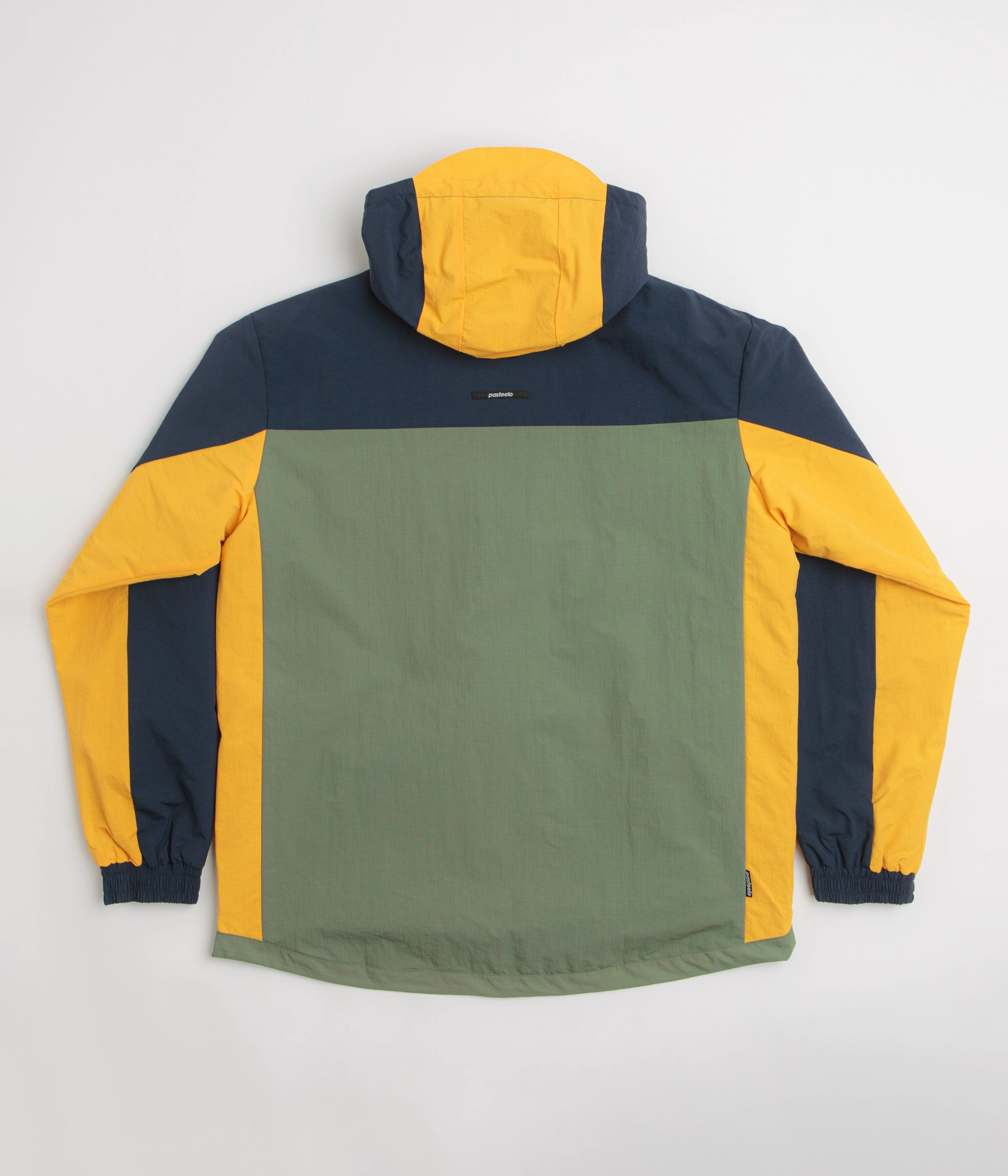 Pasteelo Hooded Windbreaker Jacket - Navy / Olive / Gold Target Mother's Day