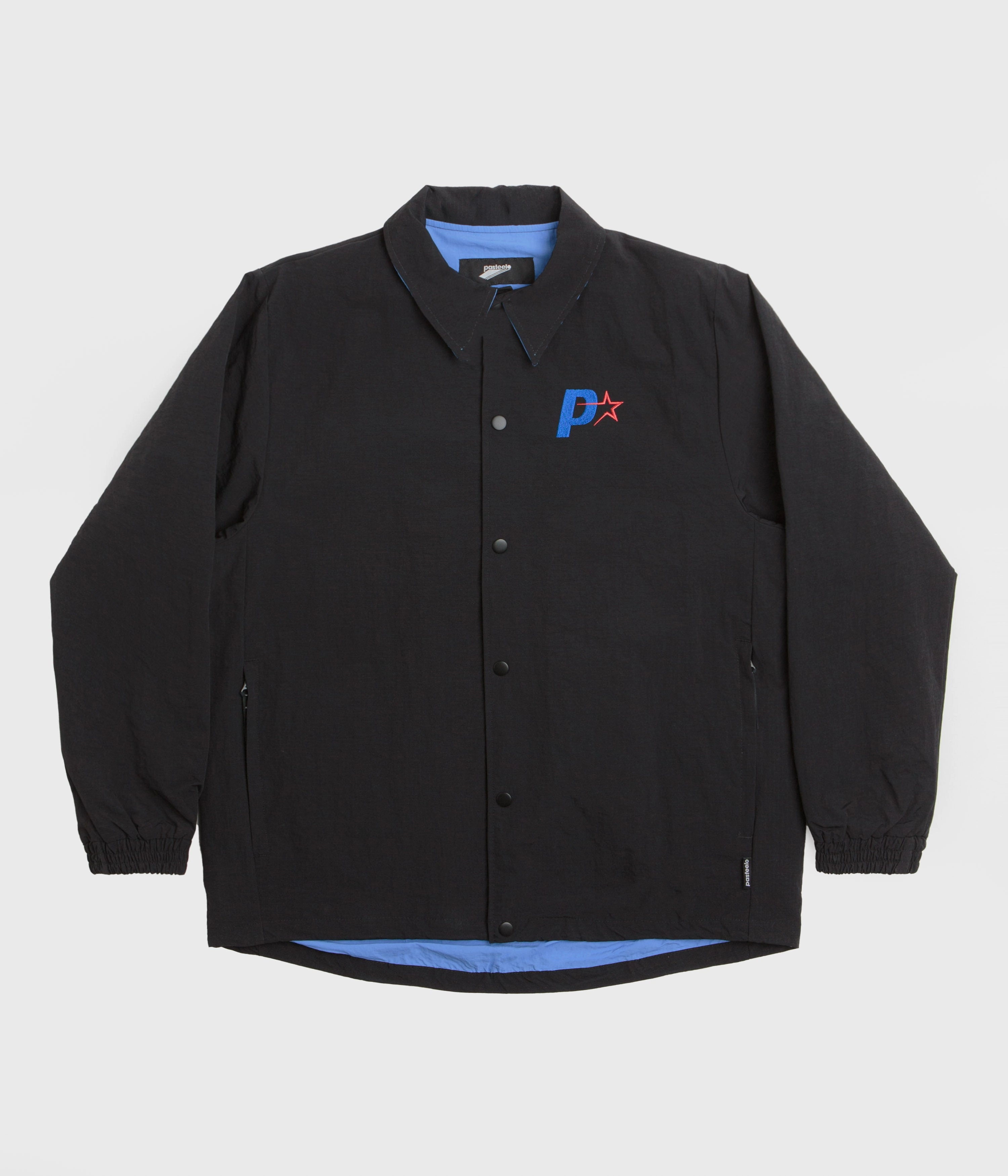Pasteelo P Steelo Coach Jacket - Black summer season Loose