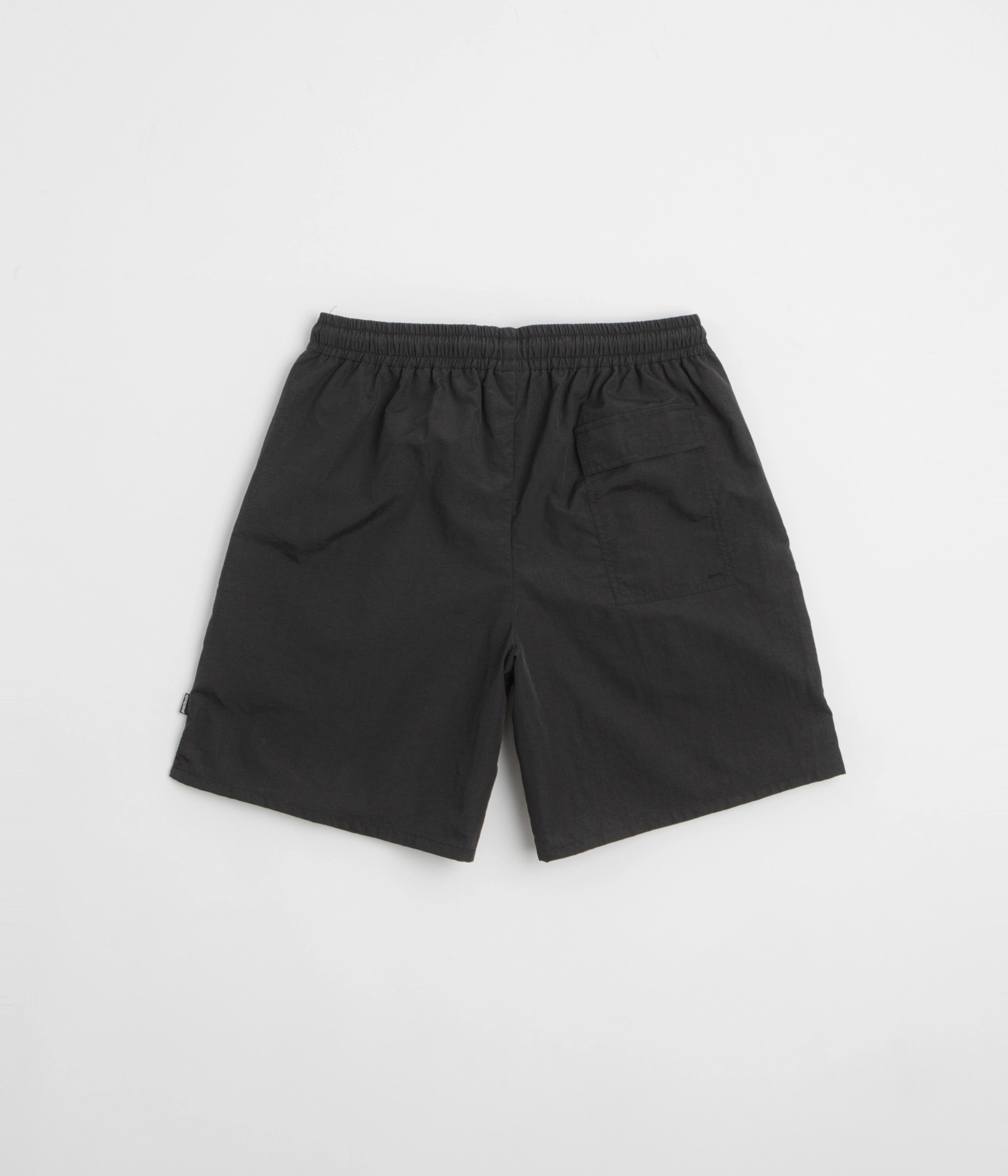 Pasteelo Script Active Shorts - Black Casual Look checkered pattern