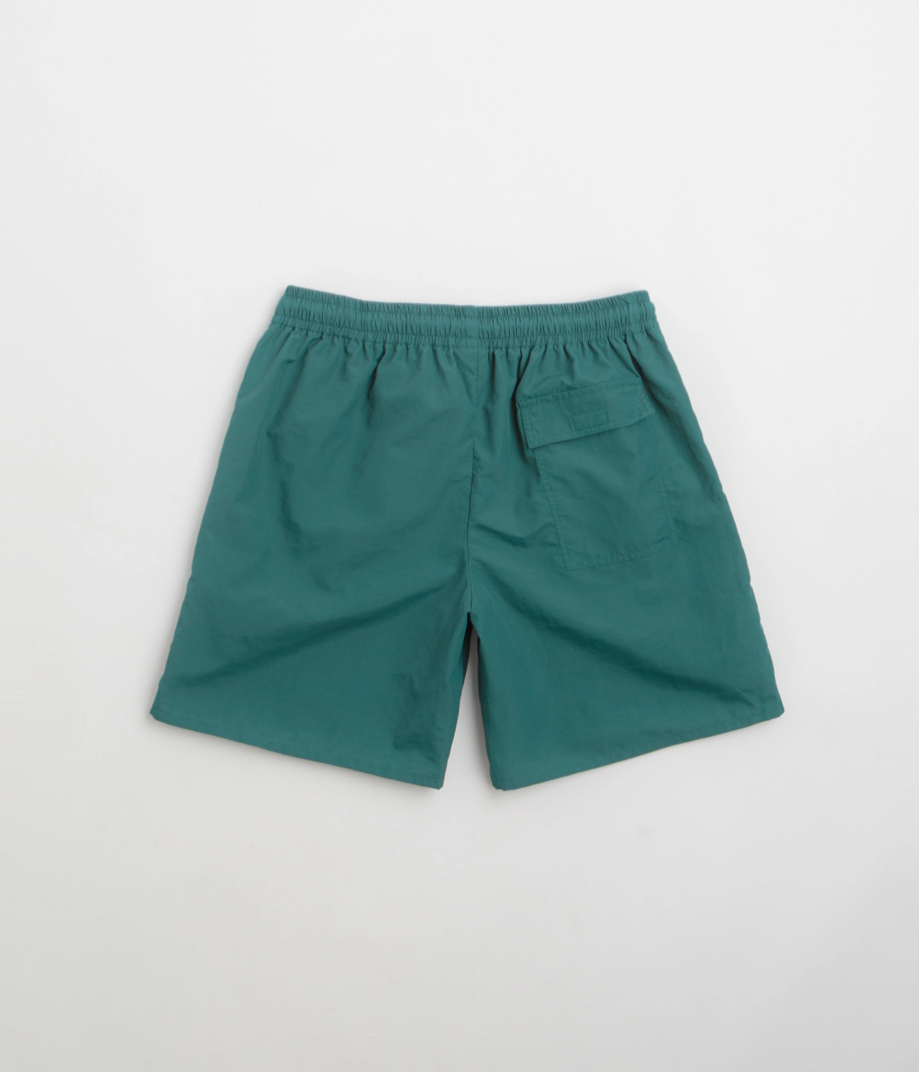 Pasteelo Script Active Shorts - Dark Teal light feel art industry