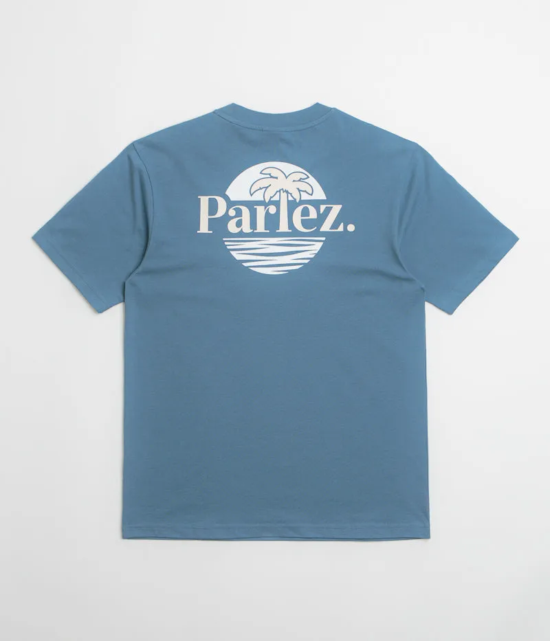 Parlez Boca T-Shirt - China Blue American size Camping site