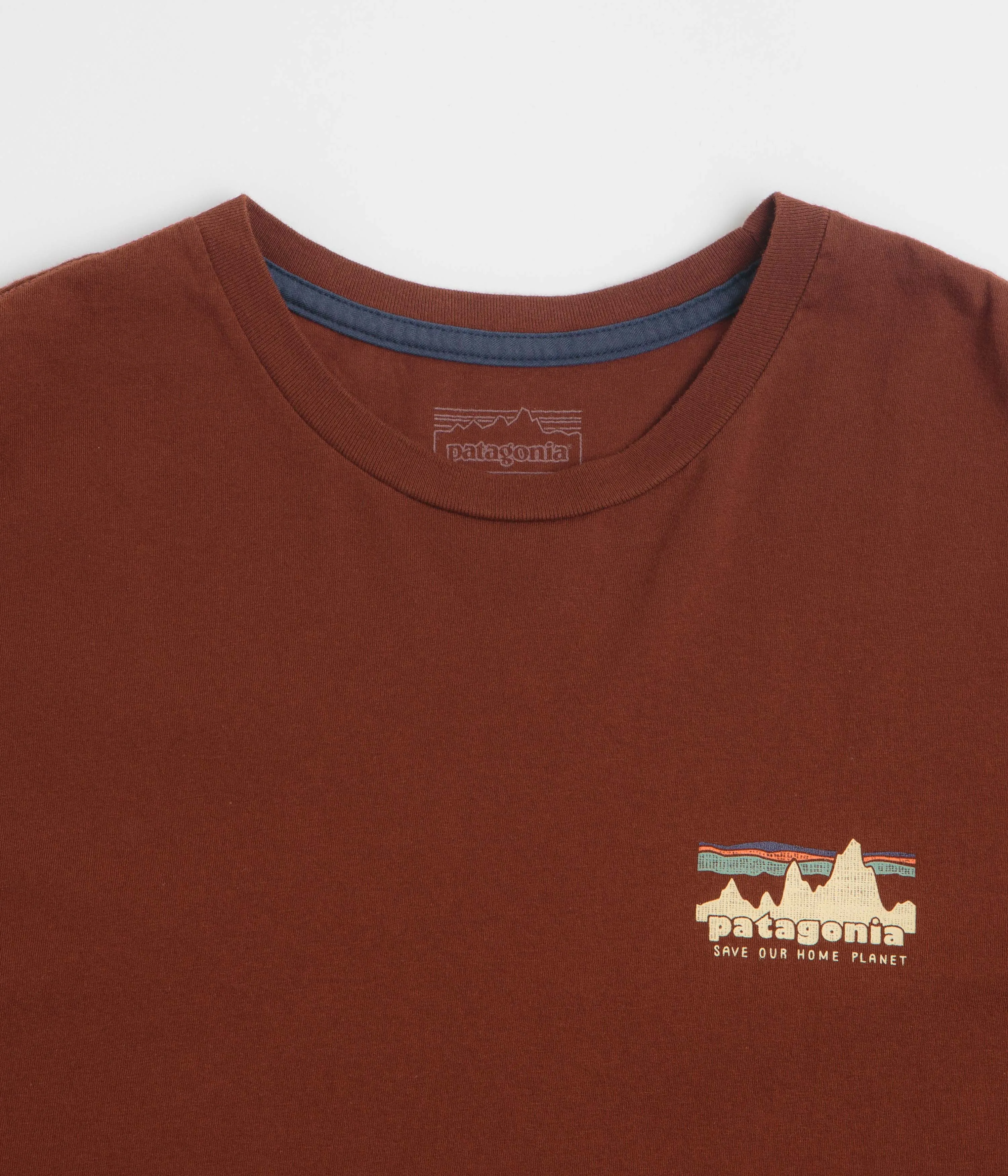 casual event volleyball event Patagonia 73 Skyline Organic T-Shirt - Dried Vanilla