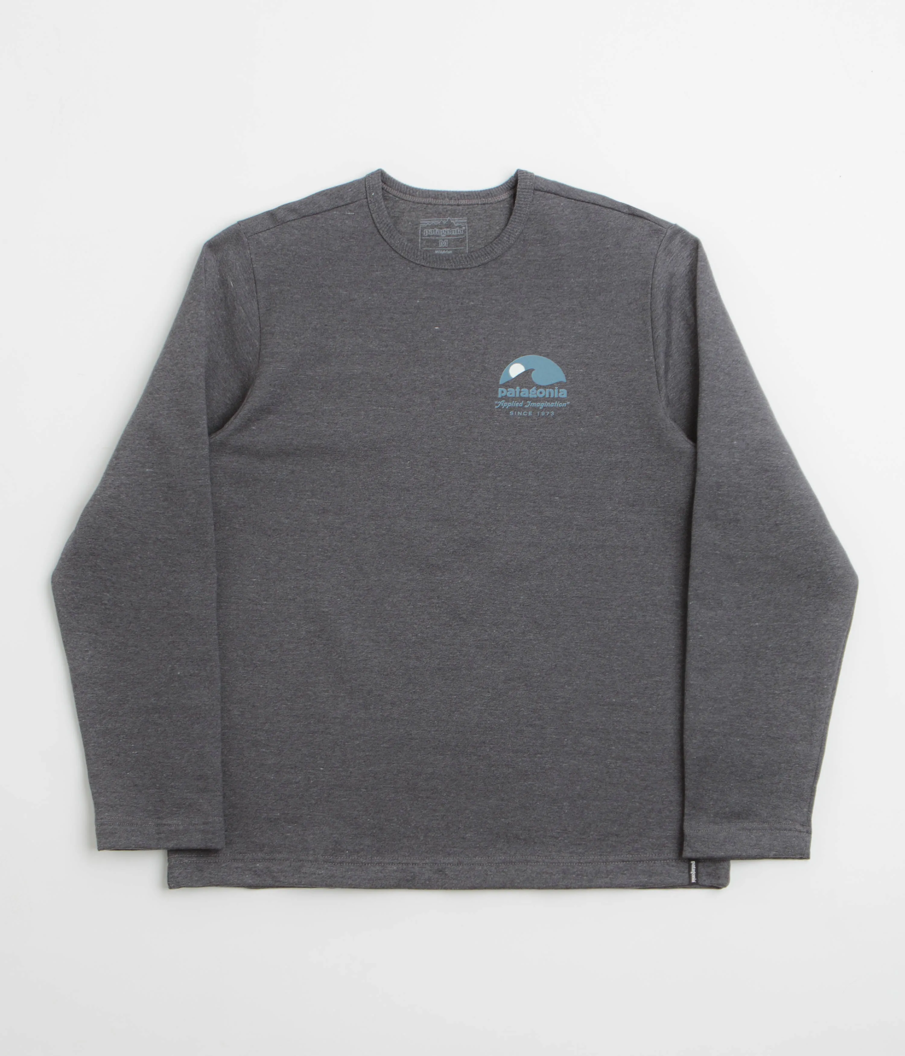 Patagonia Applied Imagination Wildrise Crewneck Sweatshirt - Ink Black Mid range Essential Relaxed
