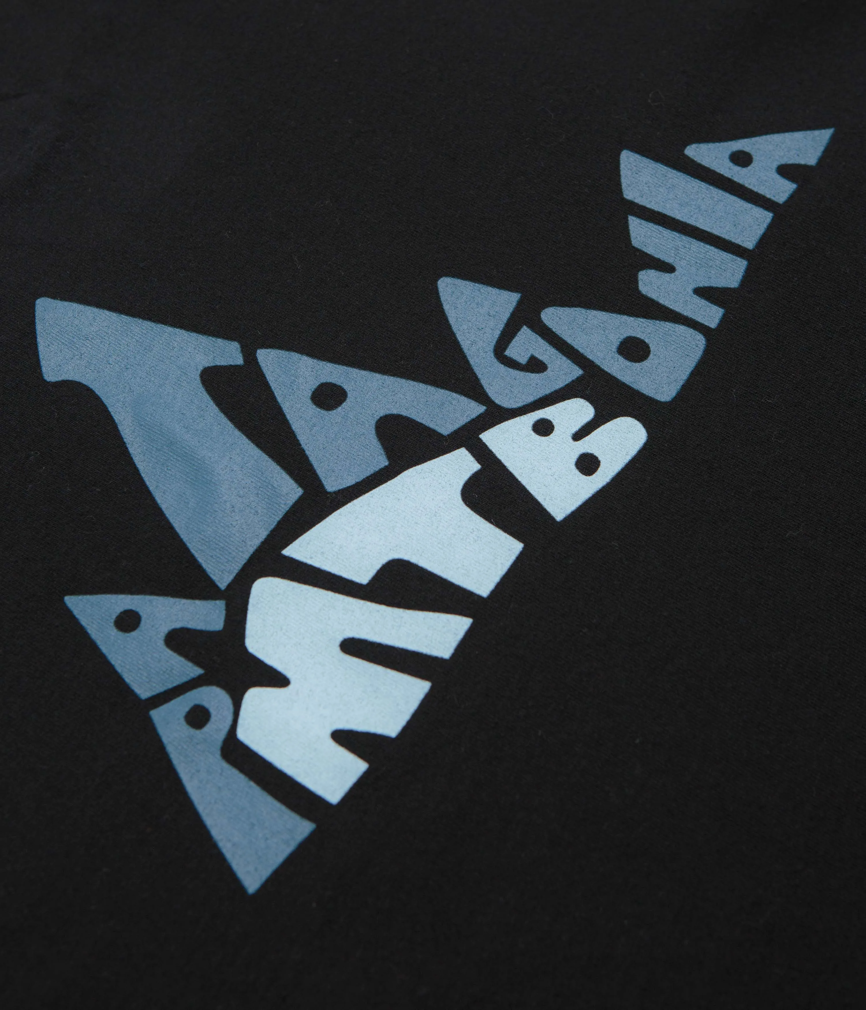 Patagonia Berm Logo Responsibili-Tee T-Shirt - Black wrap waist Reinforced Seams