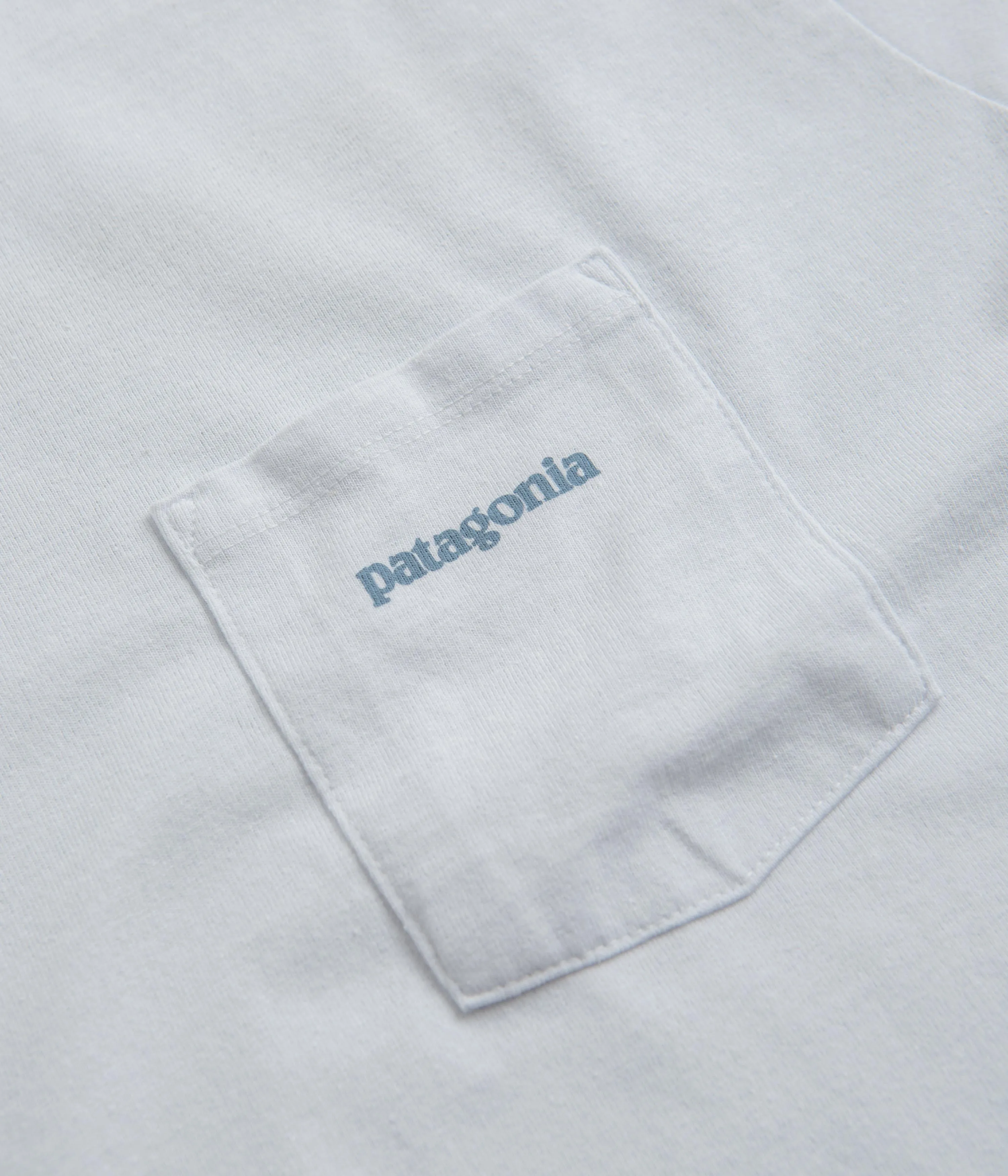 jumpsuit silhouette Patagonia Boardshort Logo Pocket Responsibili-Tee T-Shirt - White