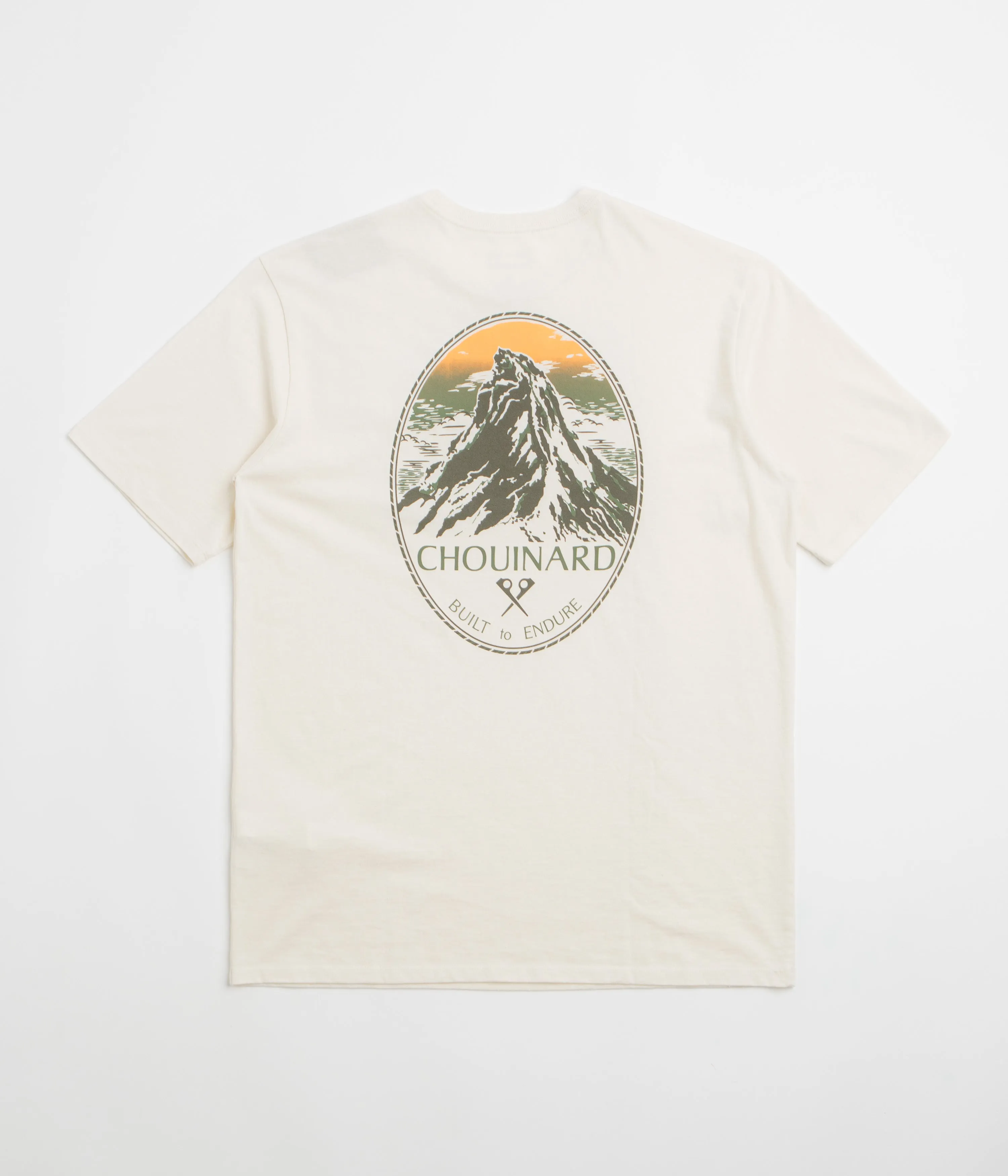 Size small Patagonia Chouinard Crest Pocket Responsibili-Tee T-Shirt - Birch White