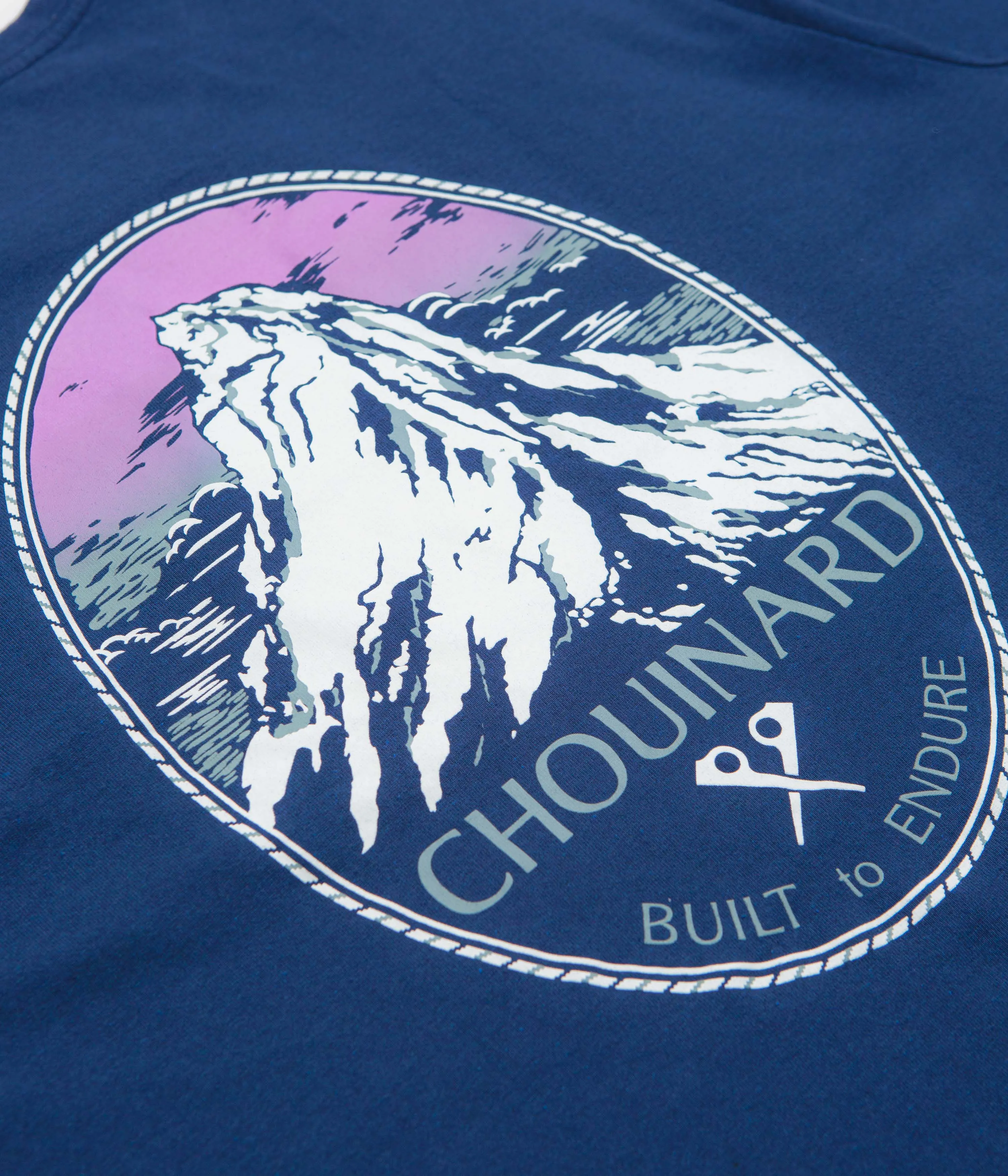 Patagonia Chouinard Crest Pocket Responsibili-Tee T-Shirt - Clement Blue Zip-up domestic