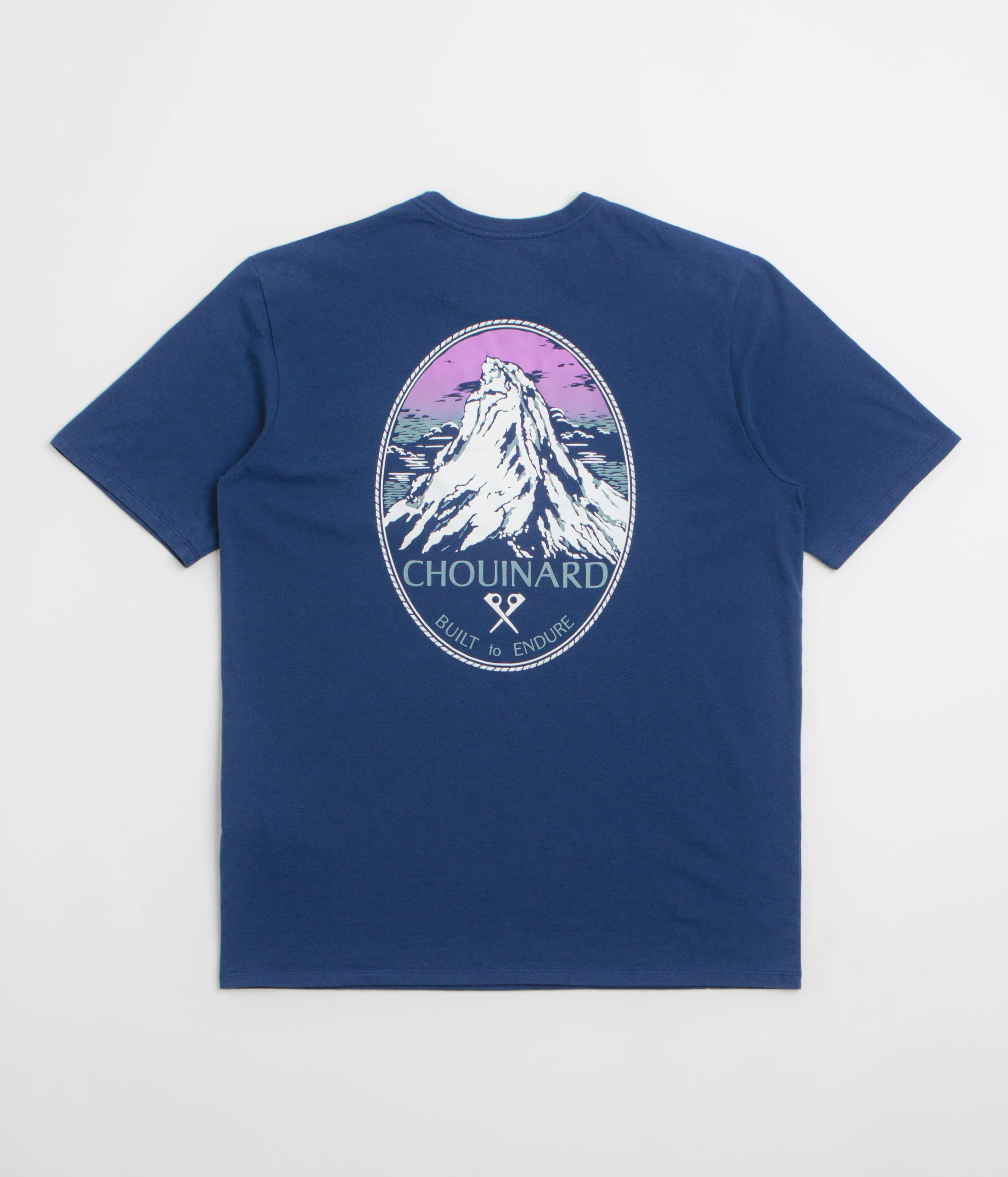 Popular Item Customizable Patagonia Chouinard Crest Pocket Responsibili-Tee T-Shirt - Clement Blue