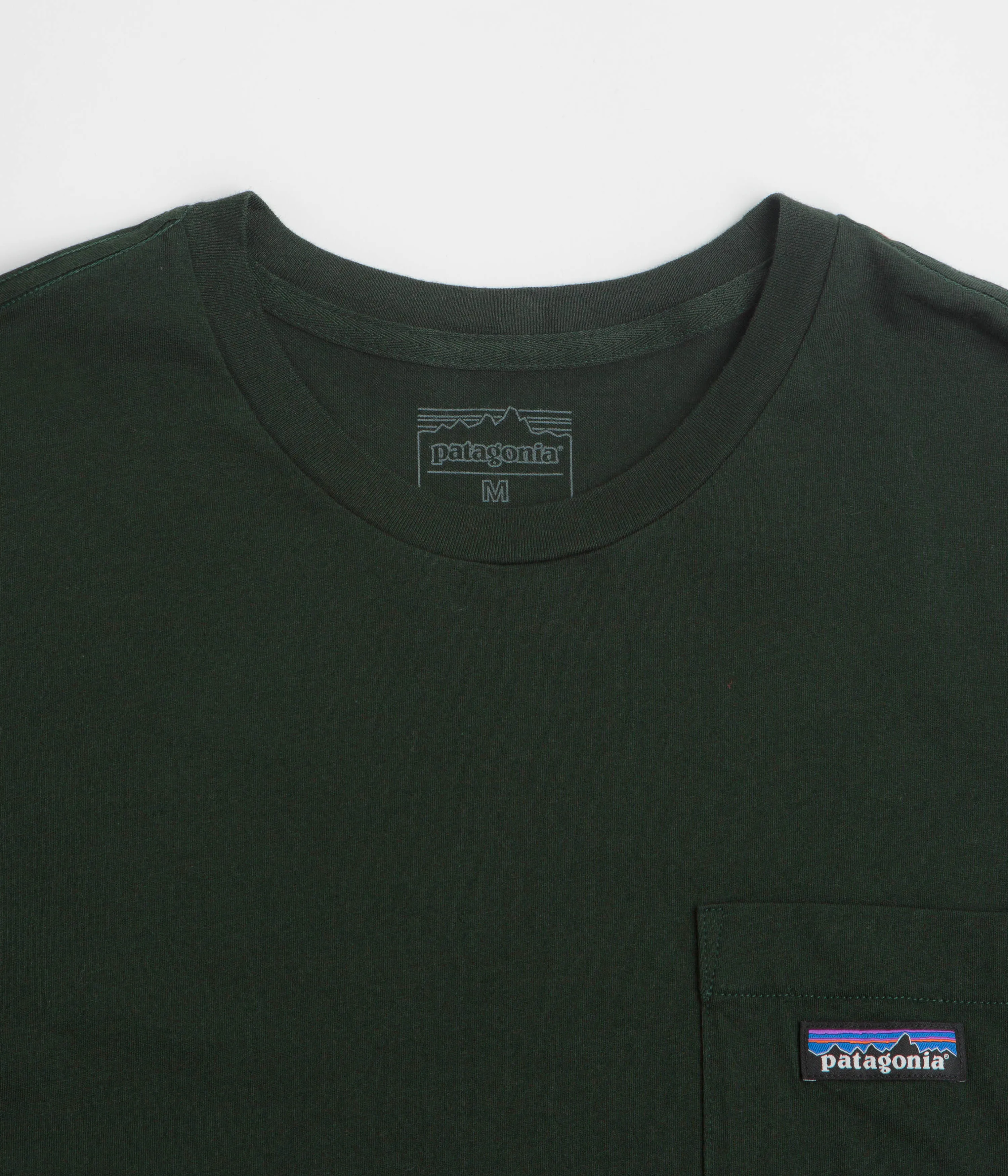 Patagonia Daily Pocket T-Shirt - Old Growth Green Zipped