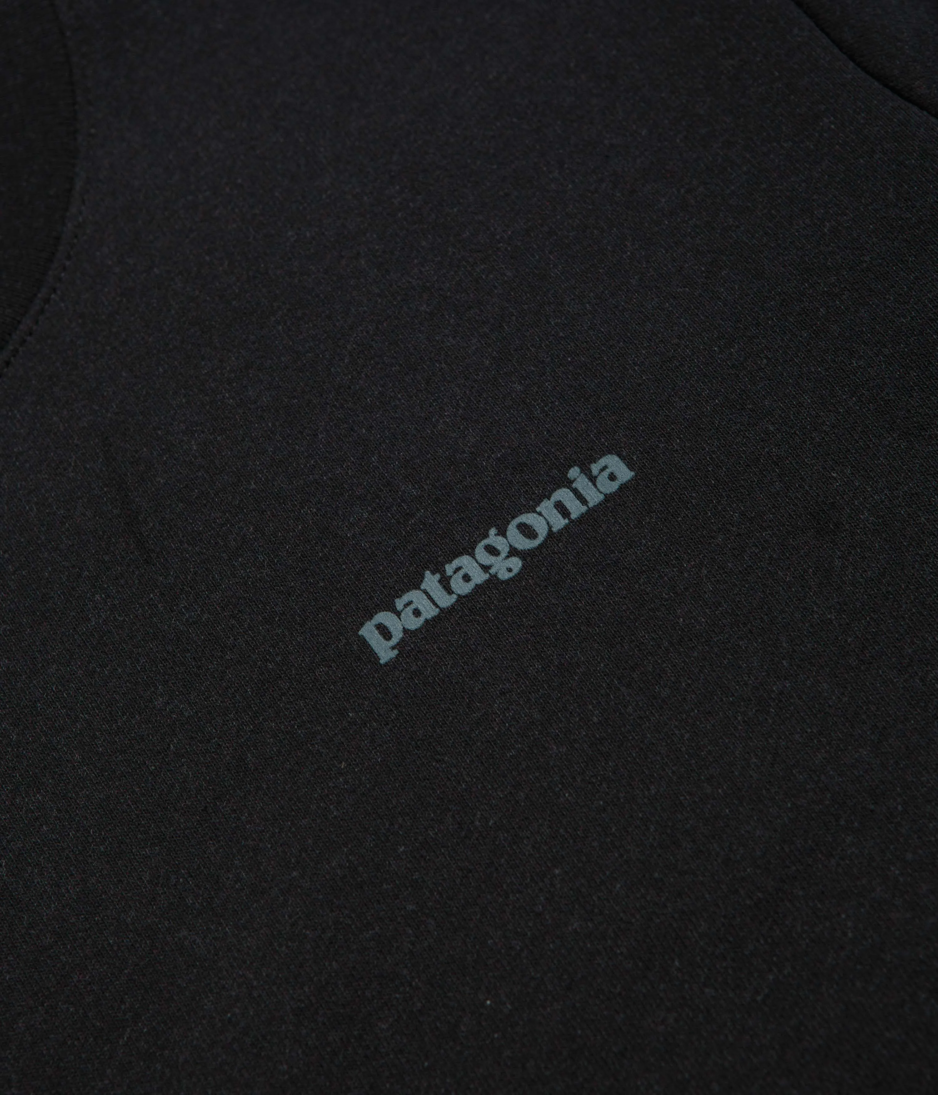 City Fit Patagonia Fitz Roy Icon Uprisal Crewneck Sweatshirt - Ink Black