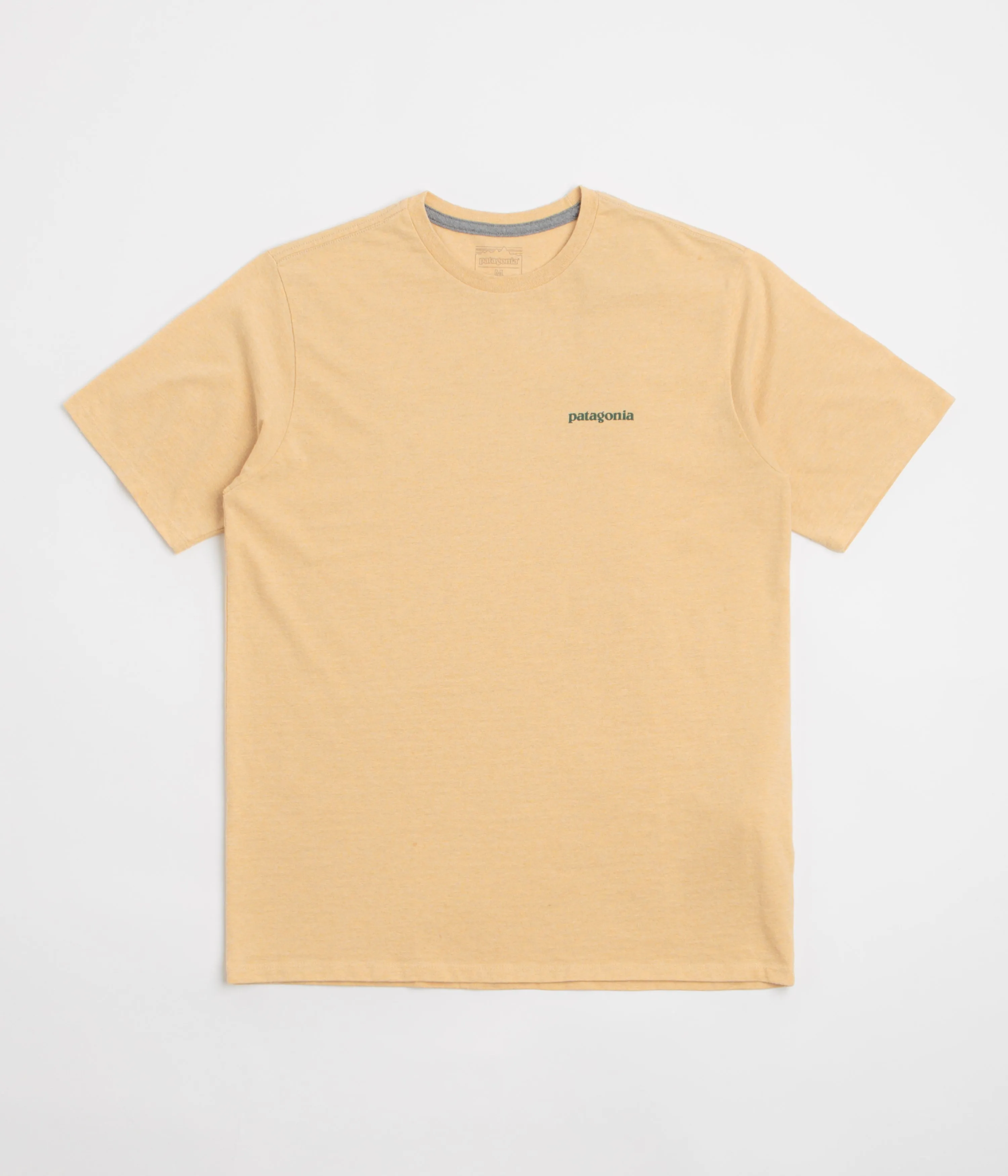 Patagonia Flying Fish Responsibili-Tee T-Shirt - Flying Fish: Cliffs and Coves Conifer Green Low Profile Collar Stays