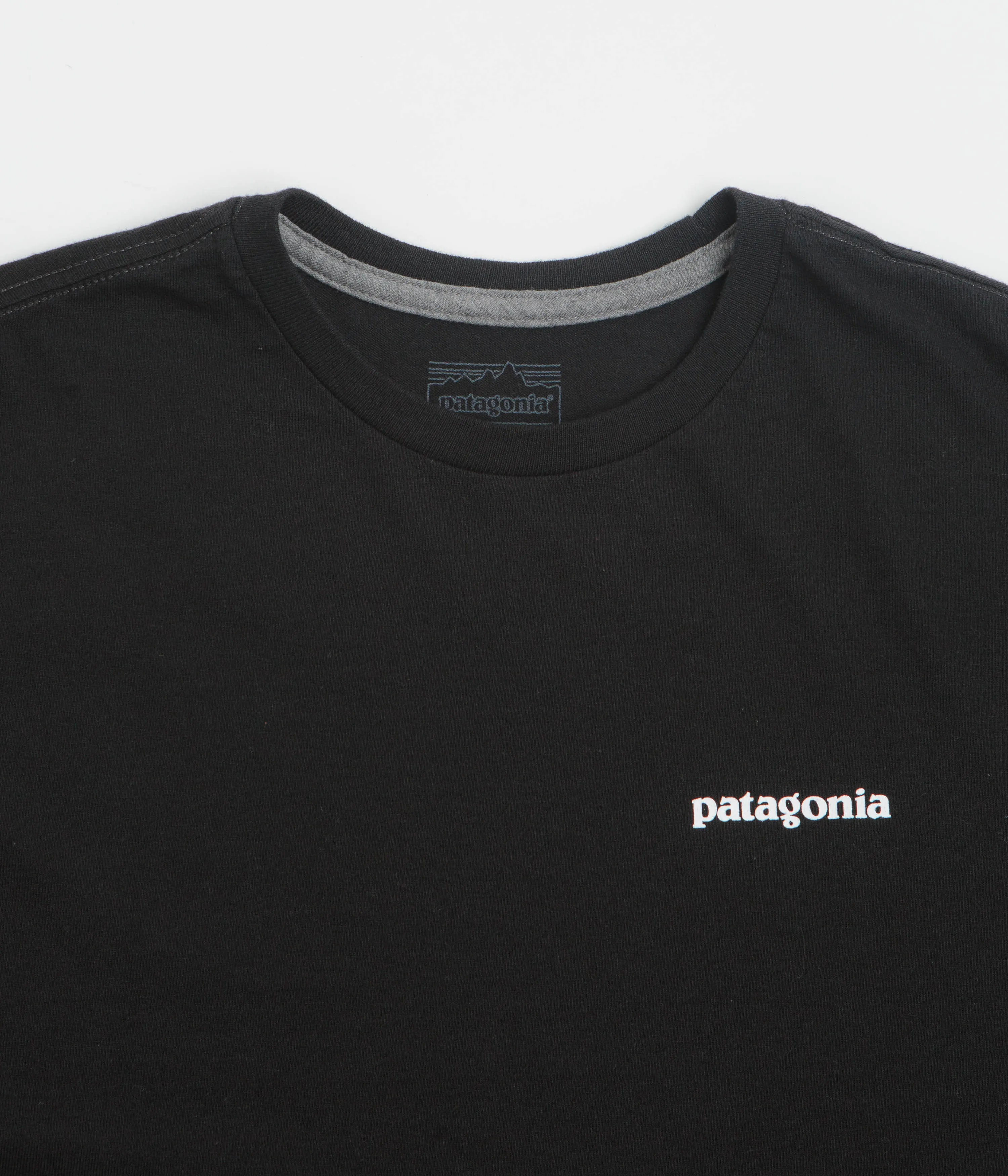 Patagonia P-6 Logo Responsibili-Tee T-Shirt - Black humid environment