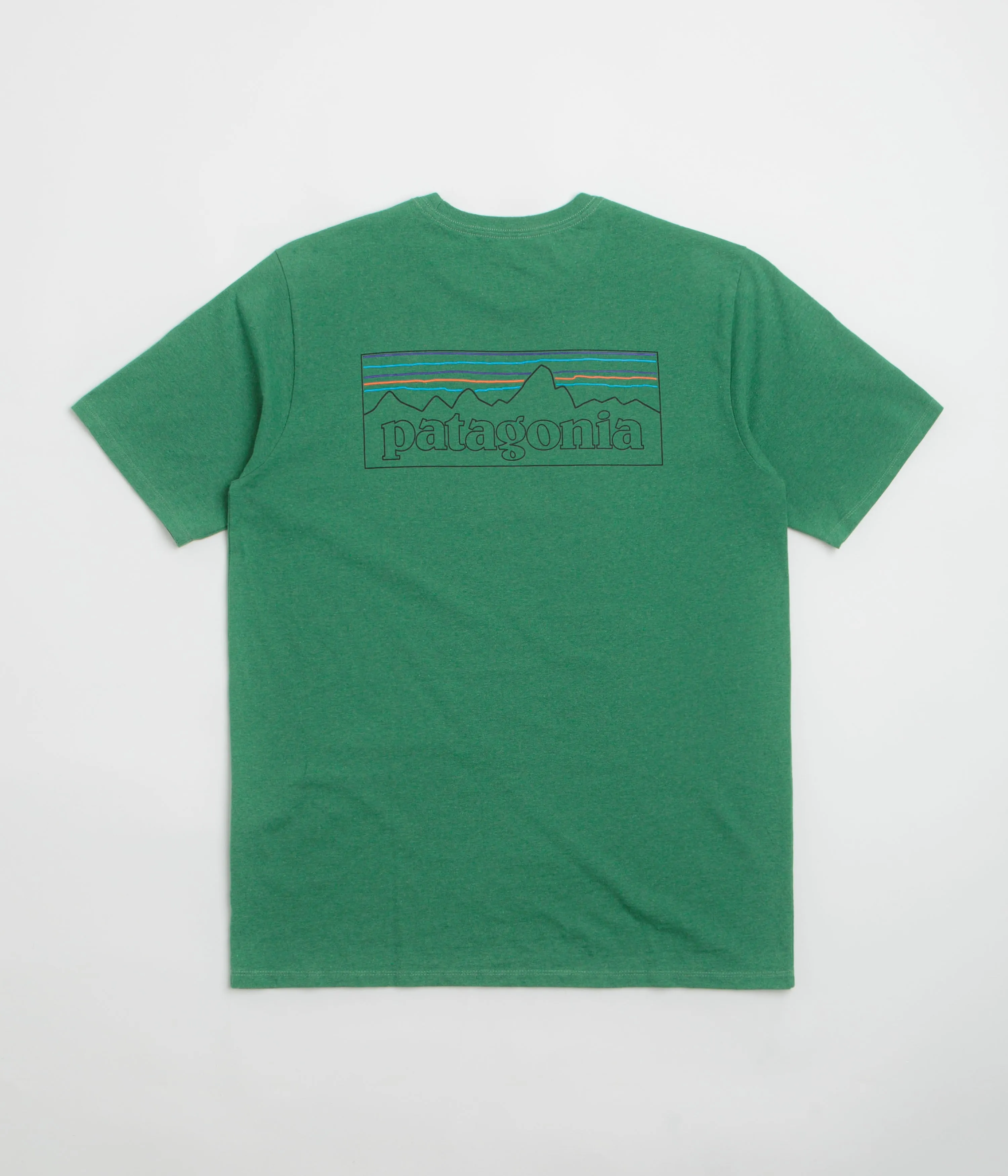plane venue Handmade Patagonia P-6 Logo Responsibili-Tee T-Shirt - P-6 Outline: Heartleaf Green