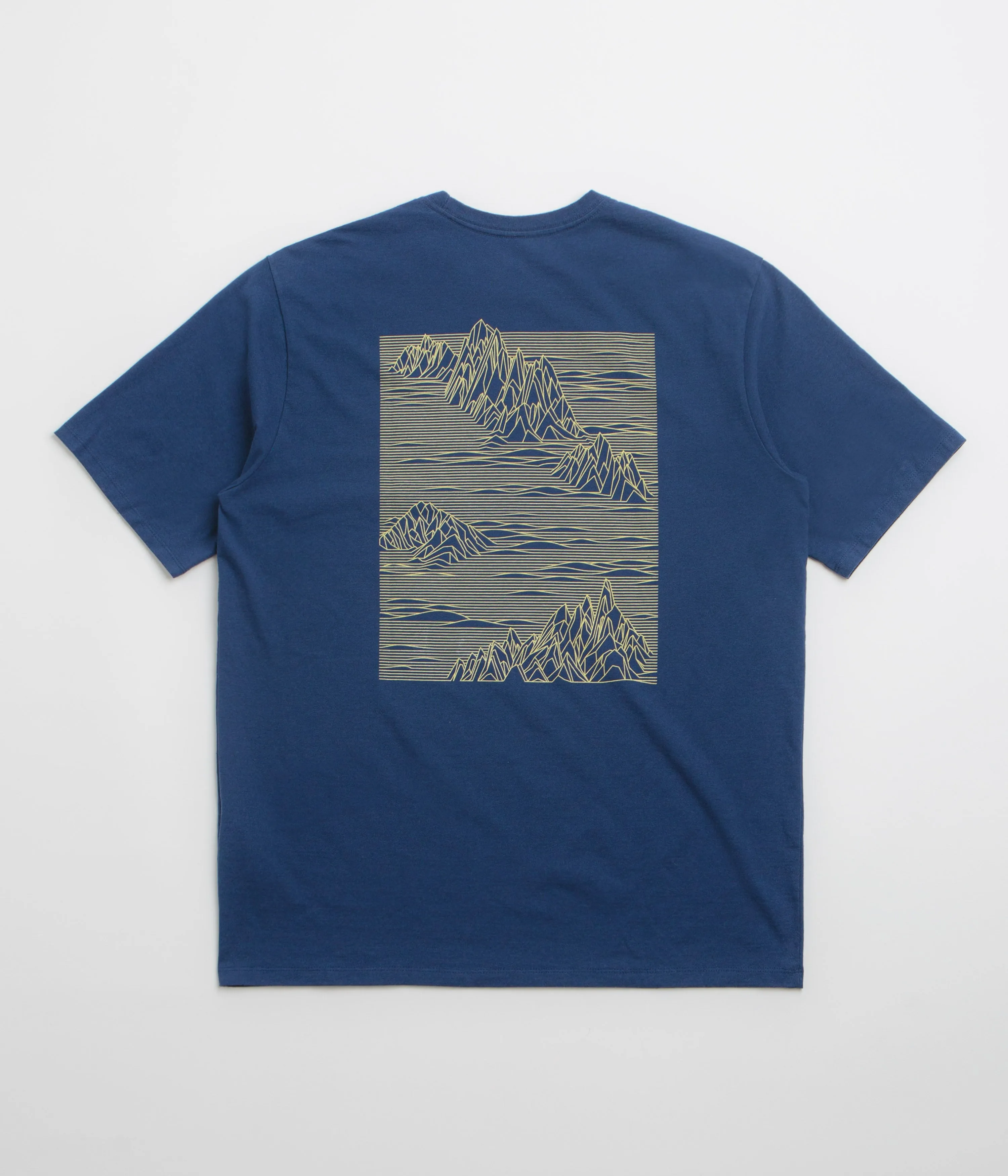foldable Patagonia Strataspire Responsibili-Tee T-Shirt - Clement Blue