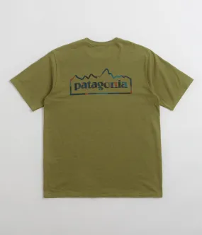 Patagonia Unity Fitz Responsibili-Tee T-Shirt - Graze Green Knee Length