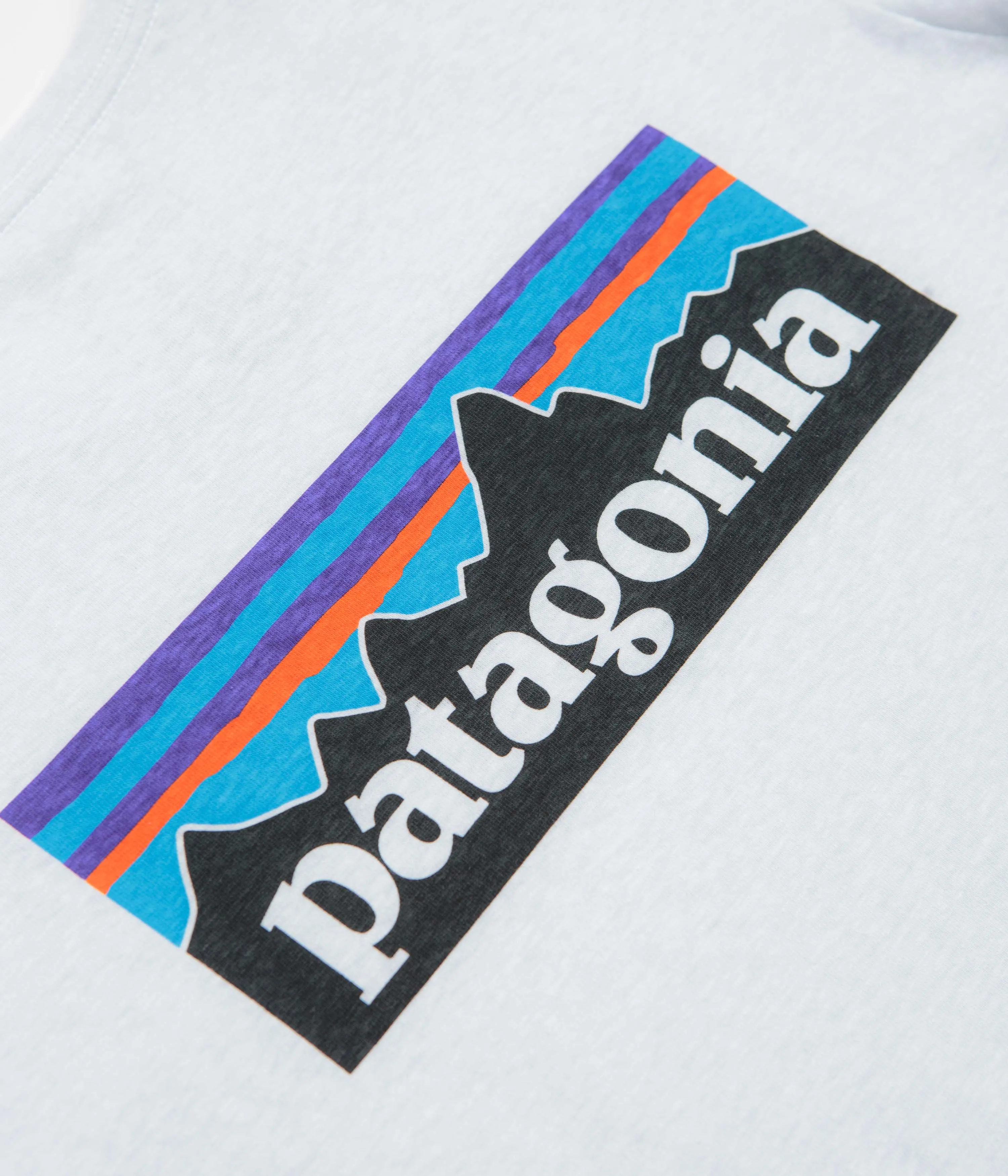 party scene campervan venue Patagonia Womens P-6 Logo Responsibili-Tee T-Shirt - White
