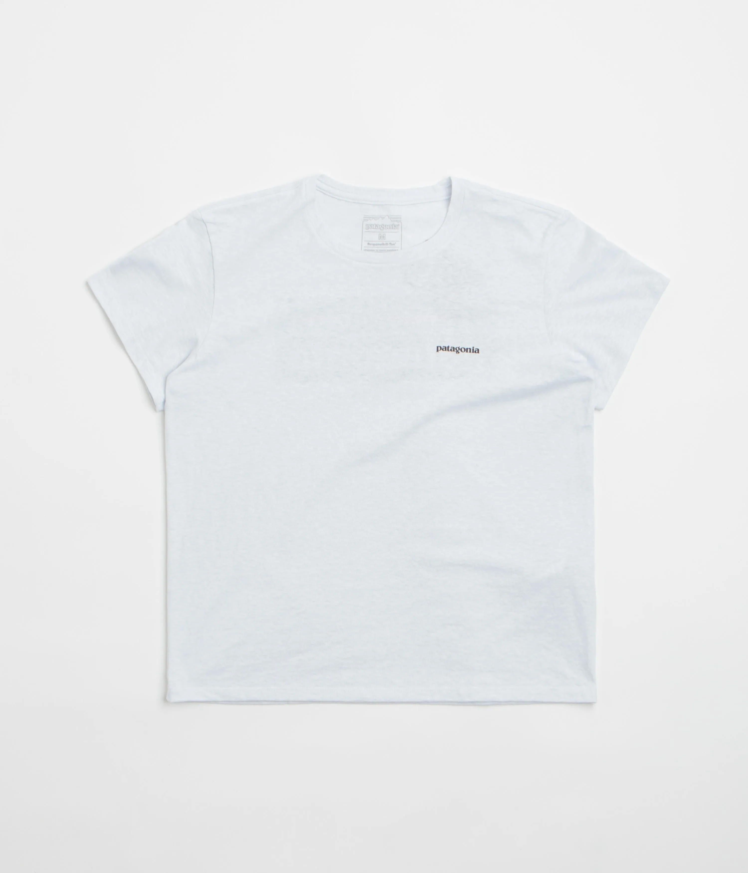 Airflow Enhanced Back Panel Patagonia Womens P-6 Logo Responsibili-Tee T-Shirt - White