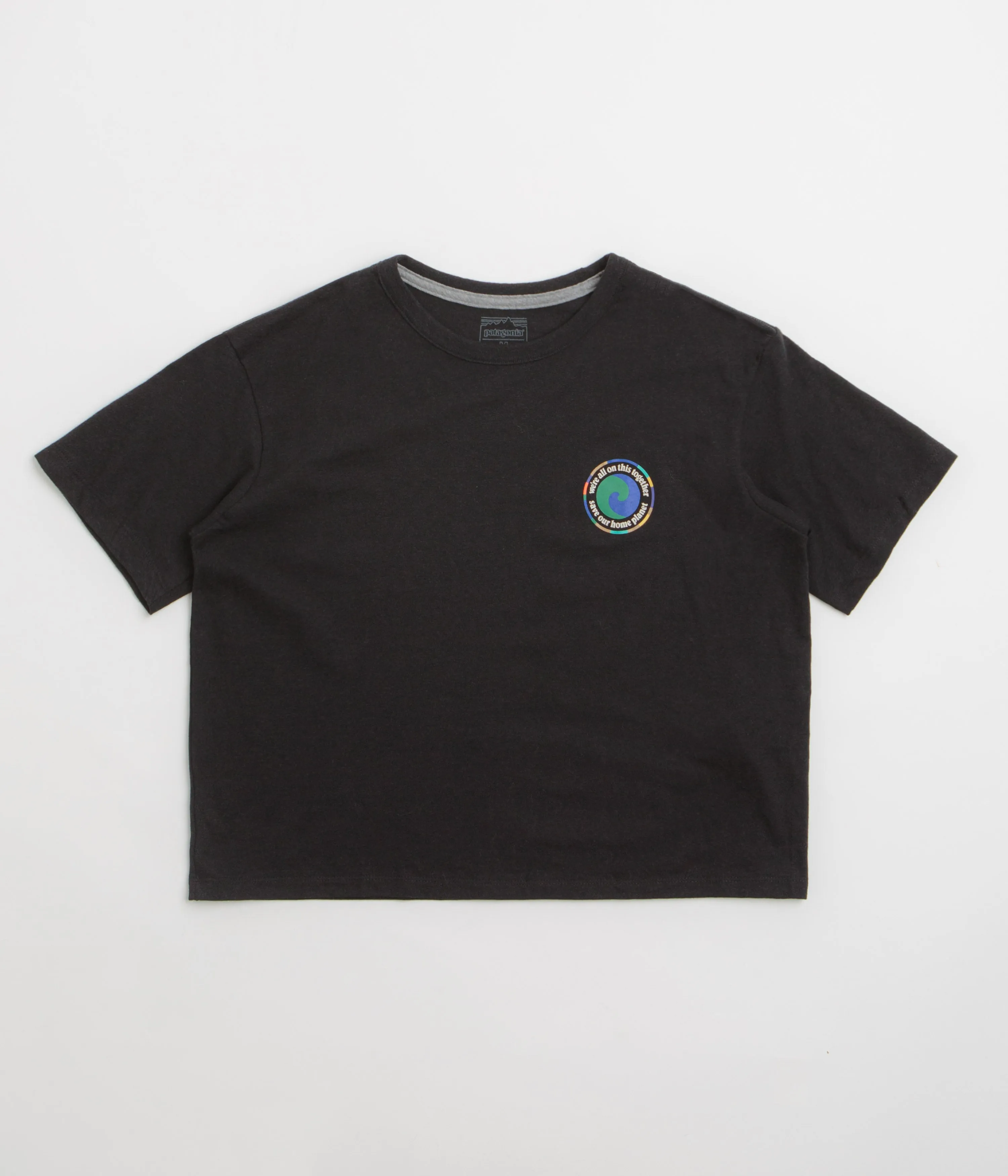 Generic Patagonia Womens Unity Fitz Easy Cut Responsibili-Tee T-Shirt - Ink Black