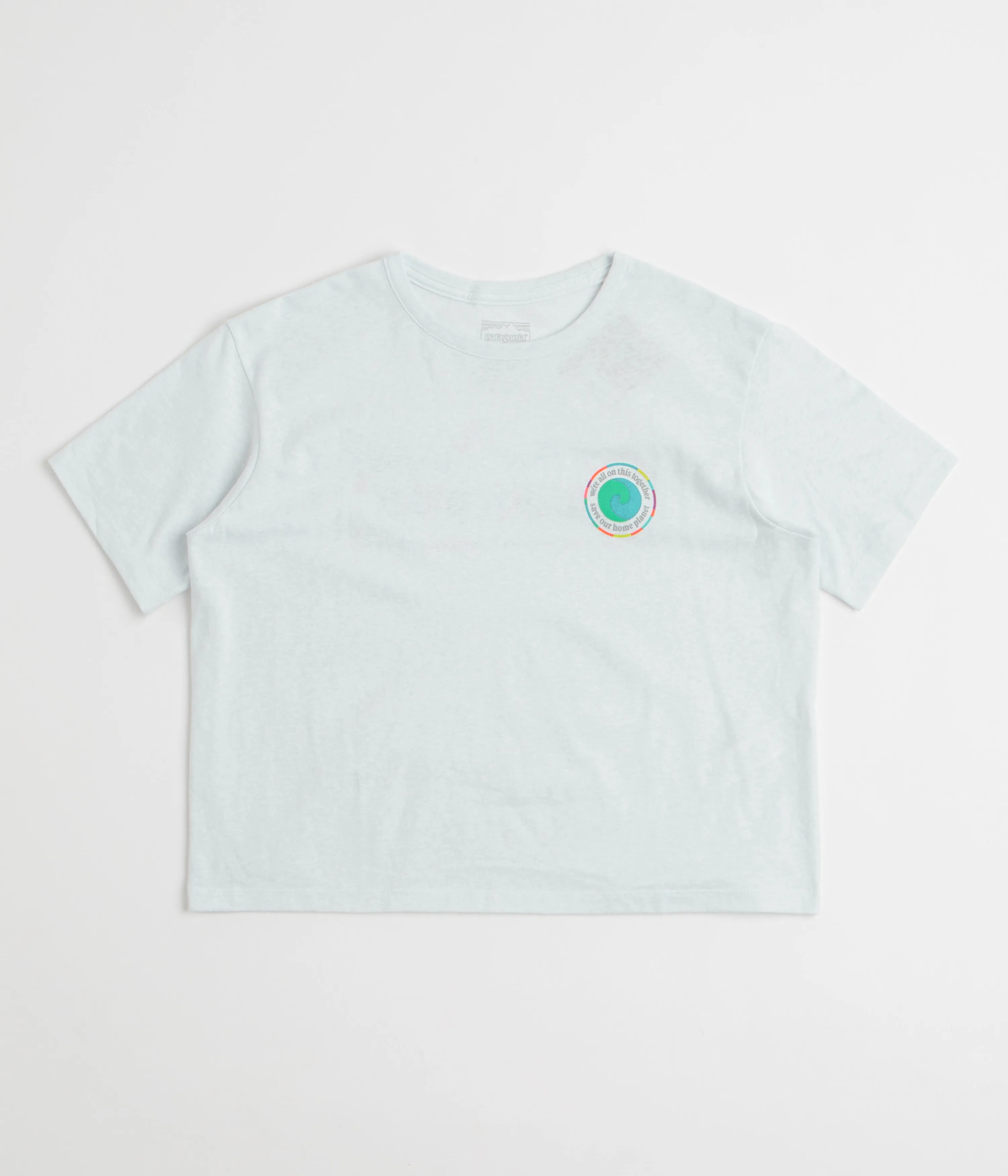 Patagonia Womens Unity Fitz Easy Cut Responsibili-Tee T-Shirt - White Wedding guest safari event