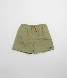 Sweat Wicking Lining Patagonia Baggies 5" Shorts - Buckhorn Green