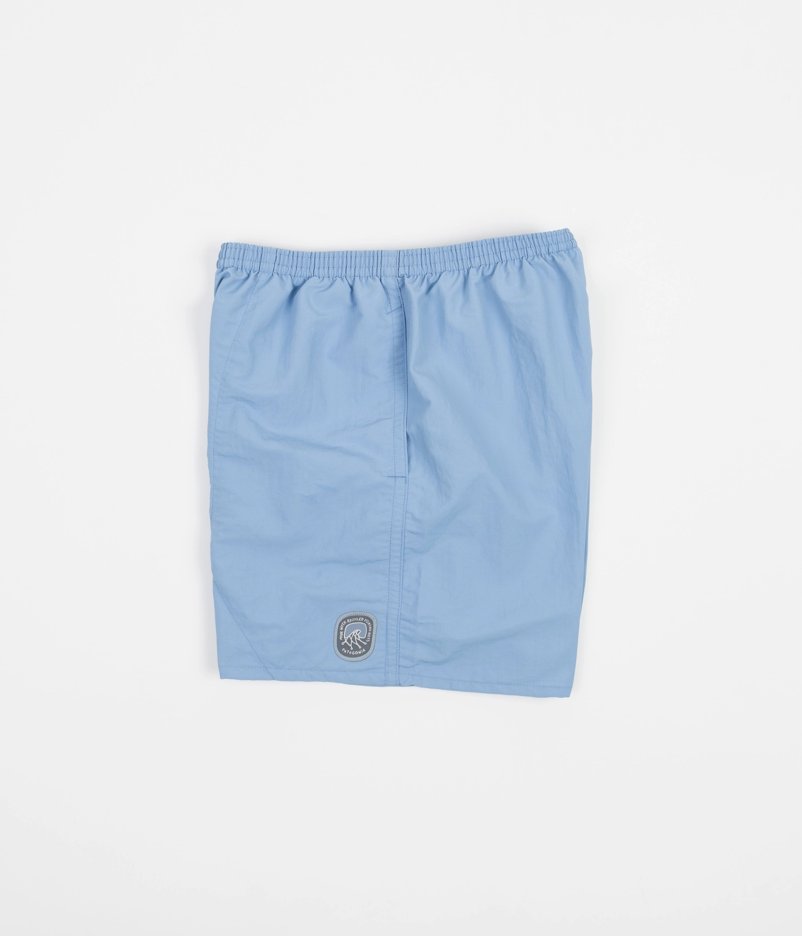 Soft Texture Party outfit Patagonia Baggies 5" Shorts - Clean Currents Patch: Lago Blue