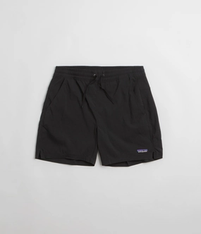 printed shorts Vented Hem Details Patagonia Baggies Lights 6" Shorts - Black