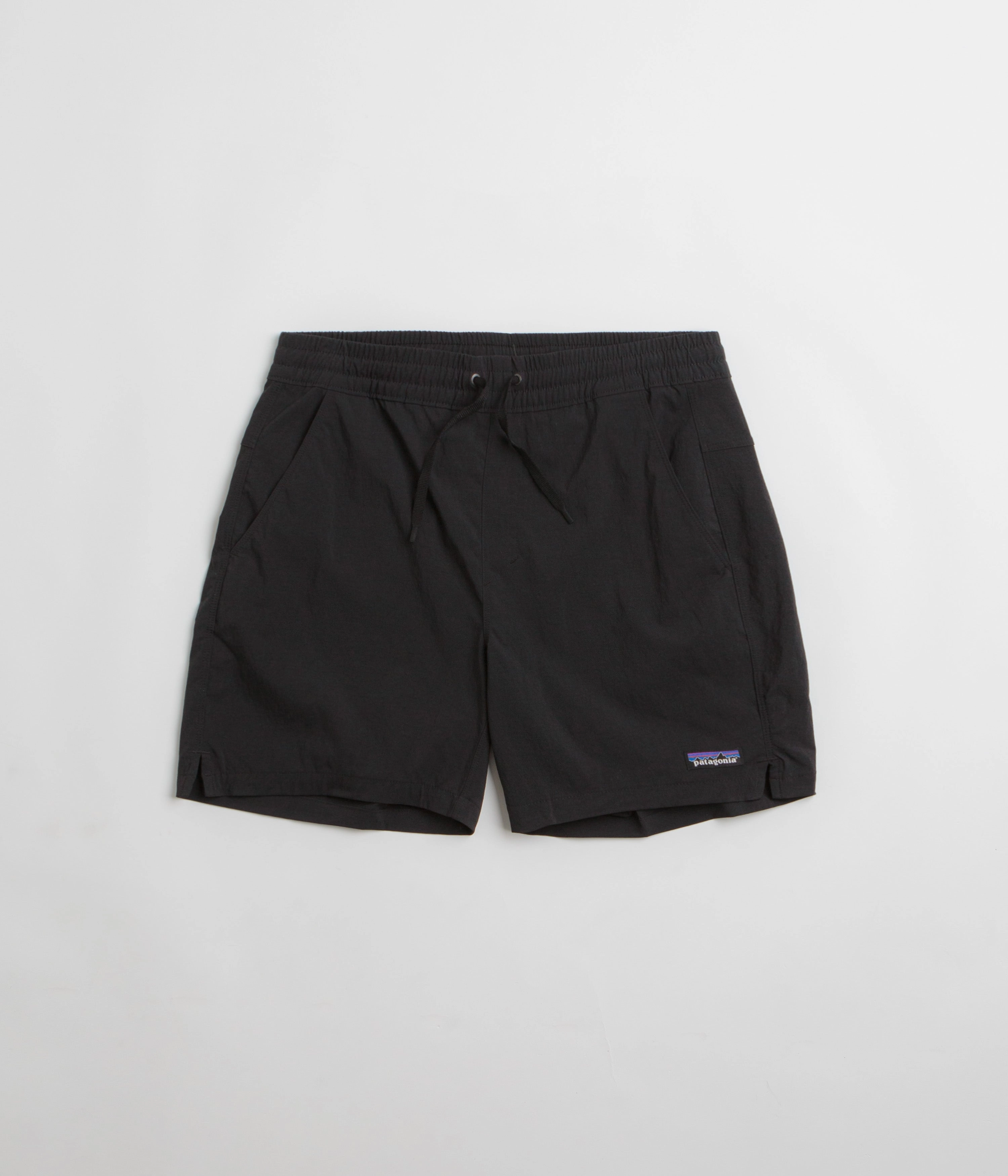 printed shorts Vented Hem Details Patagonia Baggies Lights 6" Shorts - Black