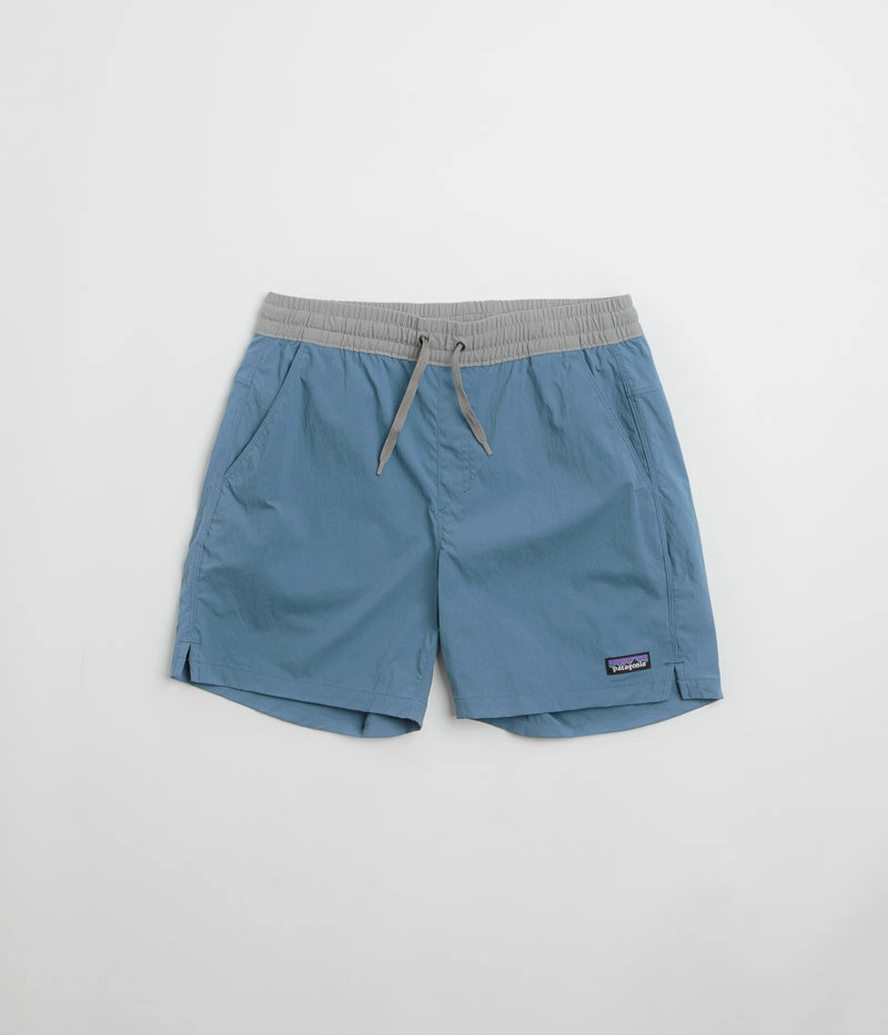 Ultra Soft Waistband checked shorts Patagonia Baggies Lights 6" Shorts - Still Blue