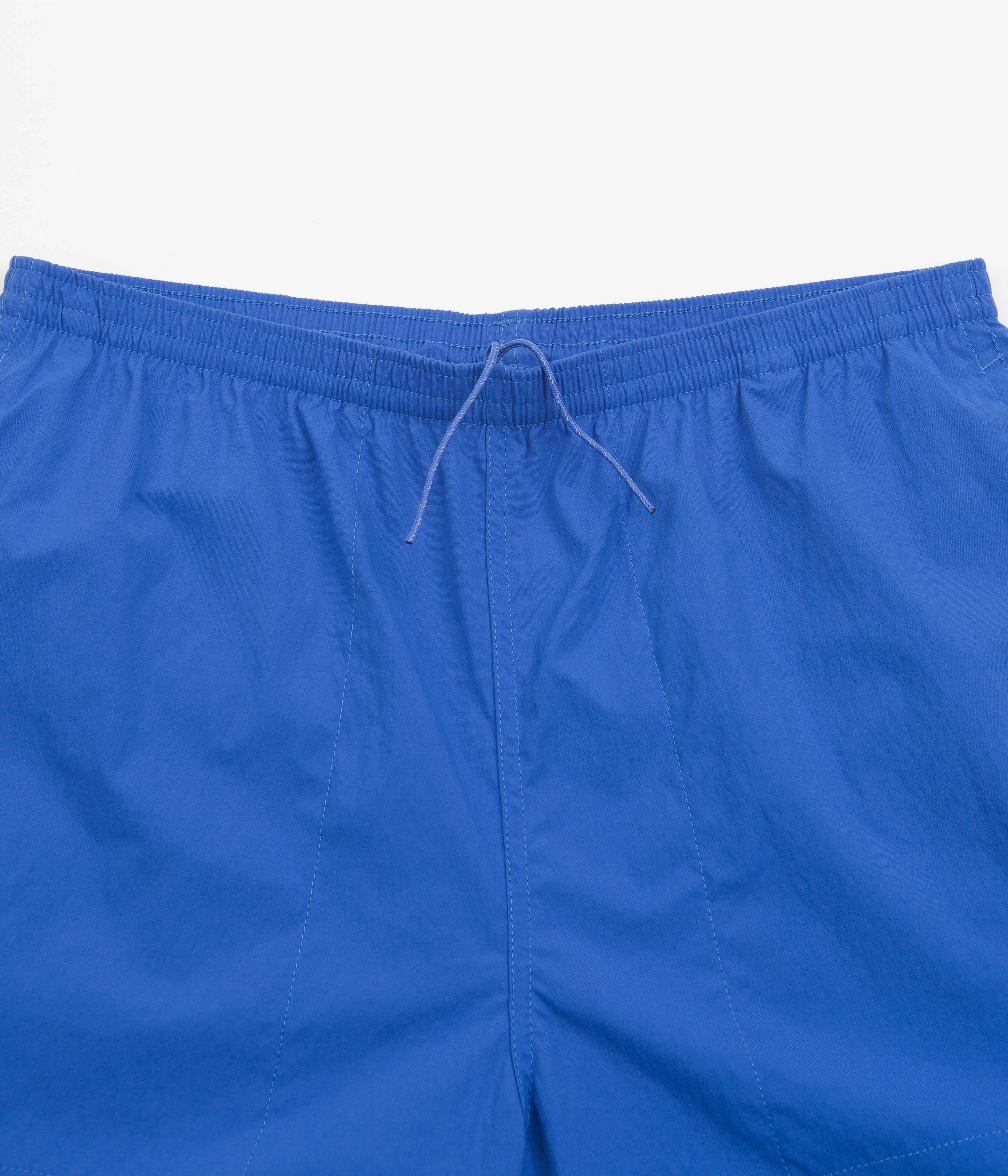 Layered Cuff Design embroidery details Patagonia Baggies Lights Shorts (NetPlus?) - Bayou Blue