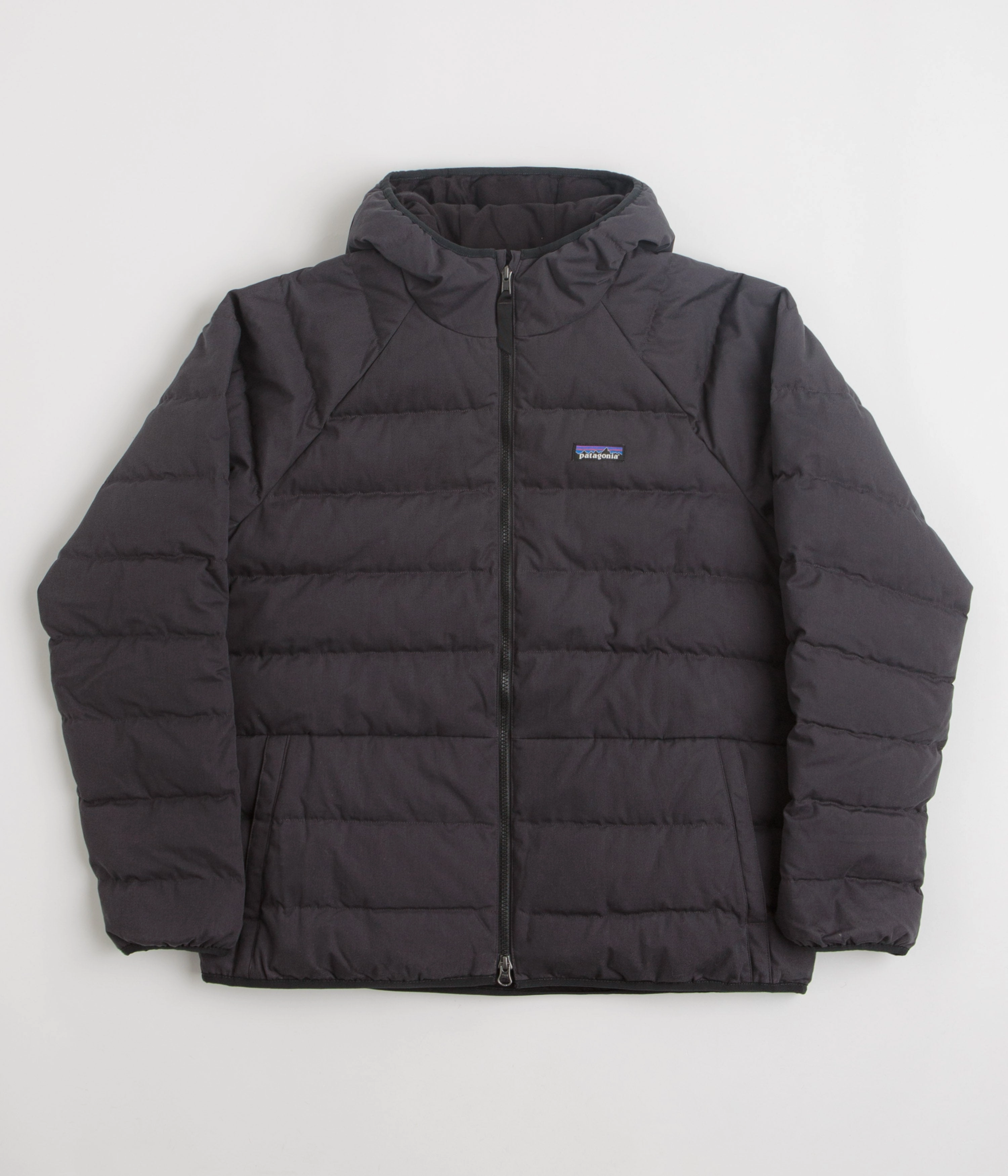 Rain Shield Sign Patagonia Cotton Down Jacket - Black