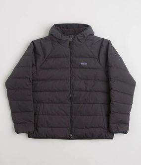 Rain Shield Sign Patagonia Cotton Down Jacket - Black