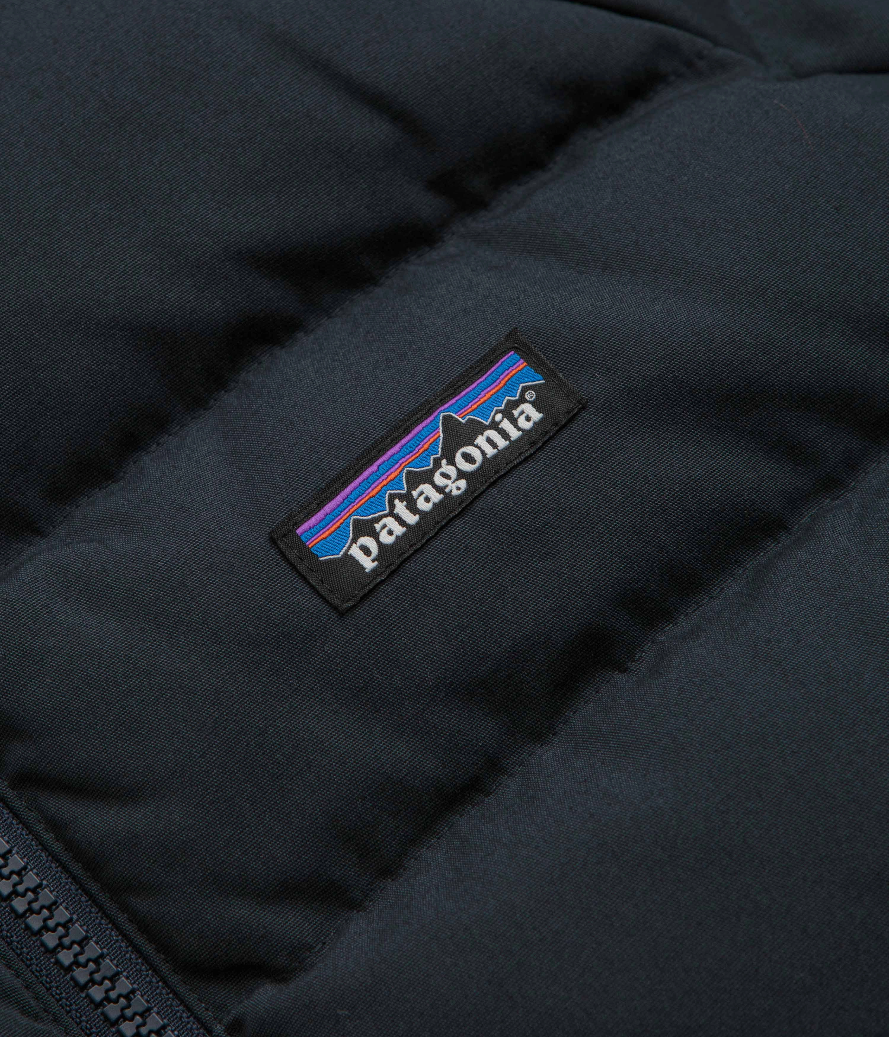 Double Layer Design Patagonia Cotton Down Jacket - Pitch Blue