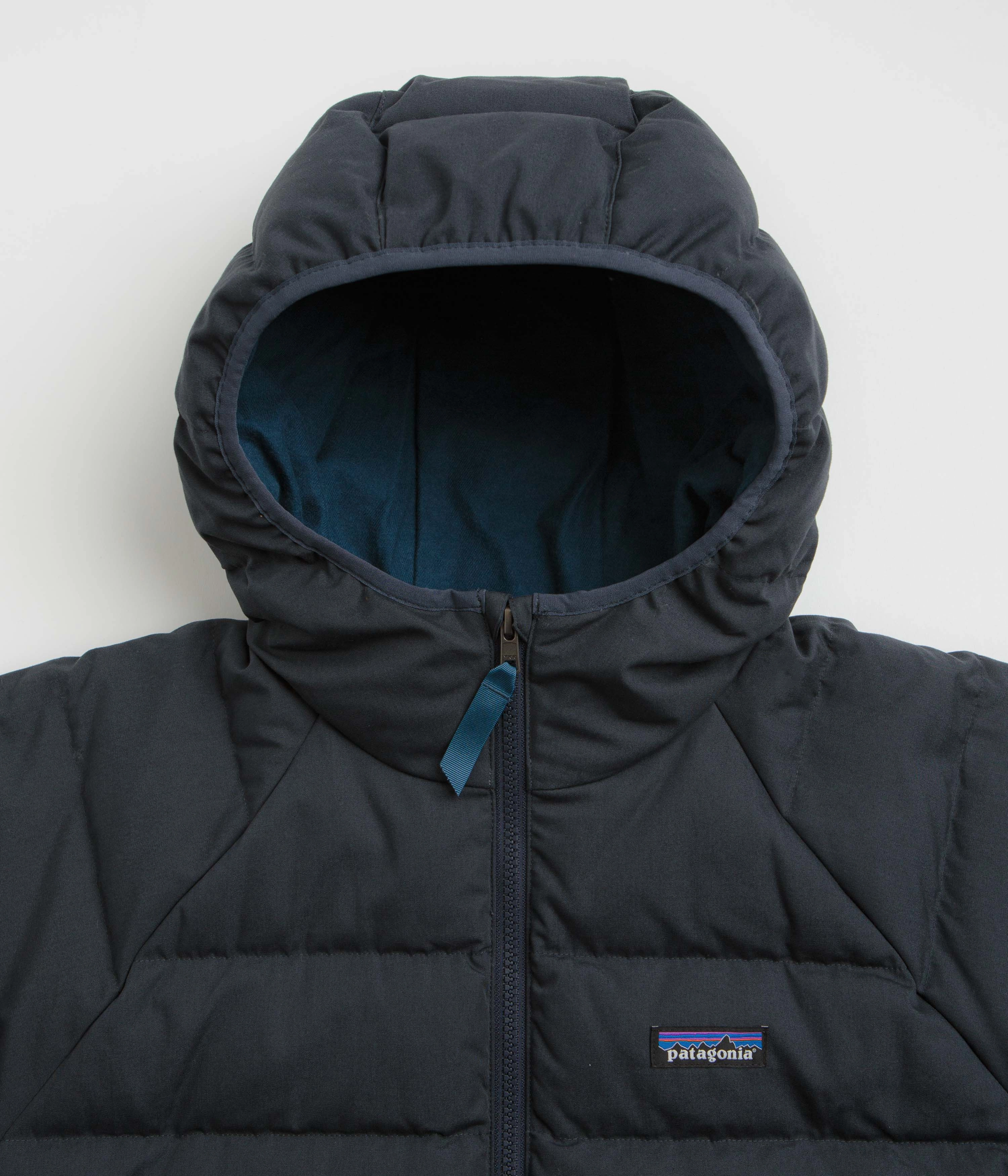 Sporty Patagonia Cotton Down Jacket - Pitch Blue