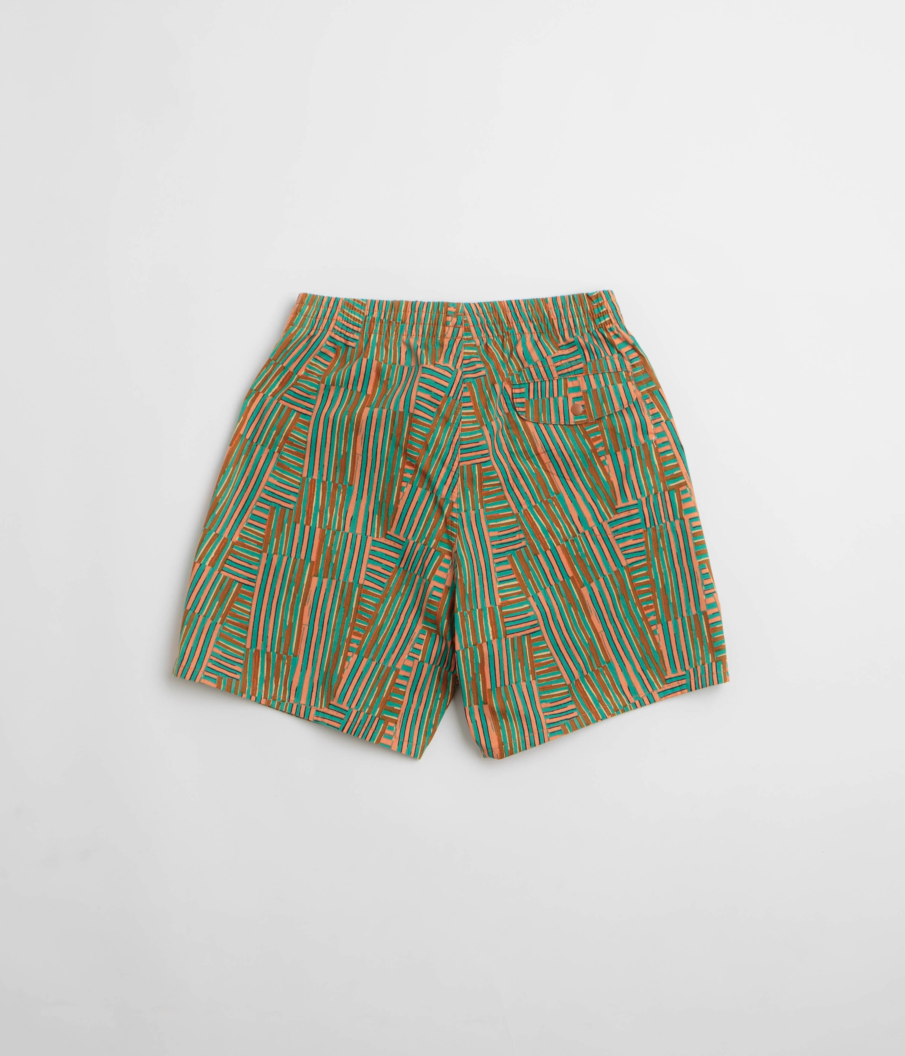 Ergonomic Contour Shape Patagonia Funhoggers Shorts - Quilty Fitz: Heartleaf Green