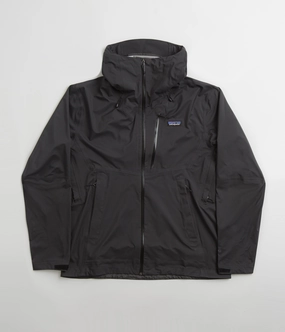 Patagonia Granite Crest Rain Jacket - Black train journey Survive