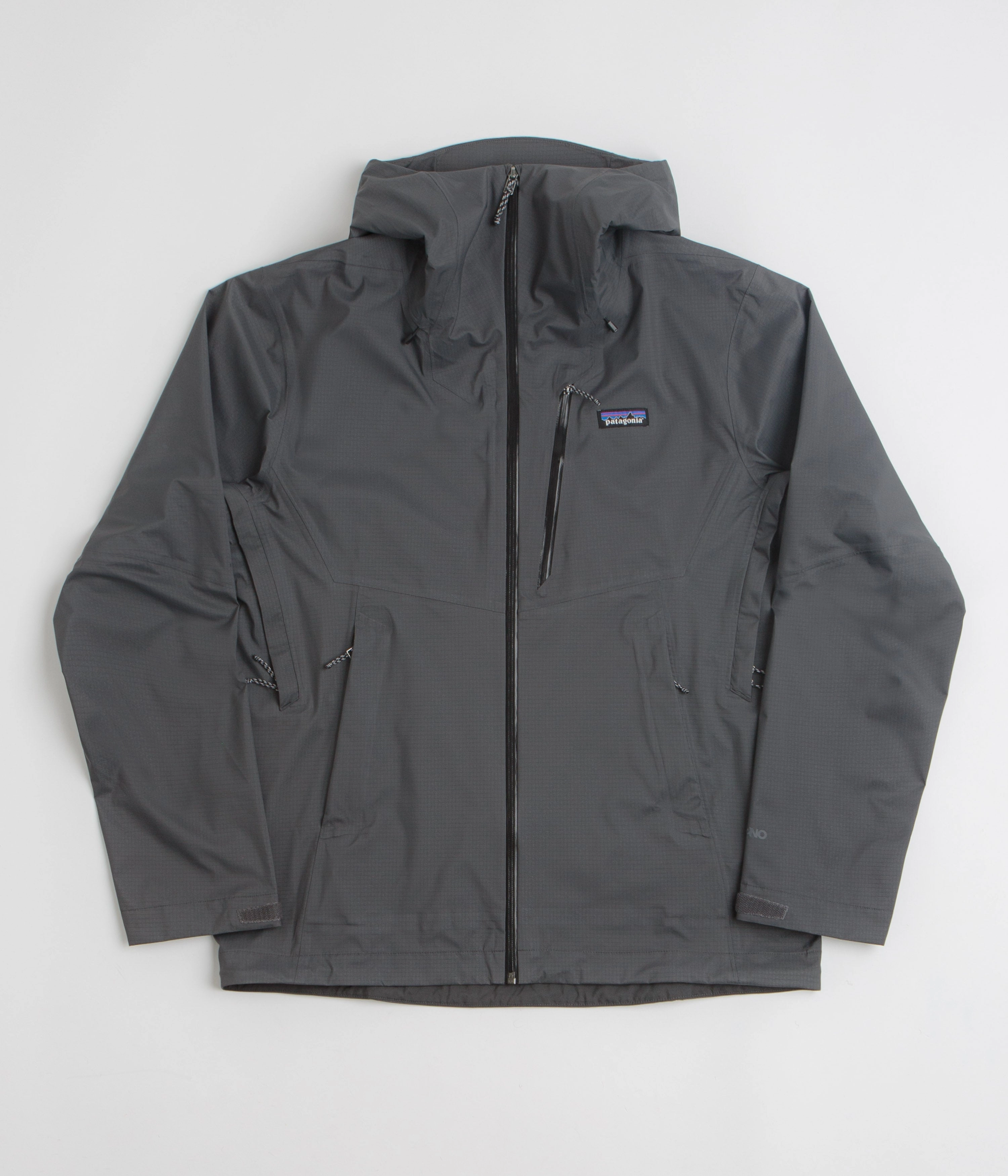Patagonia Granite Crest Rain Jacket - Forge Grey / Black solo travel Loose