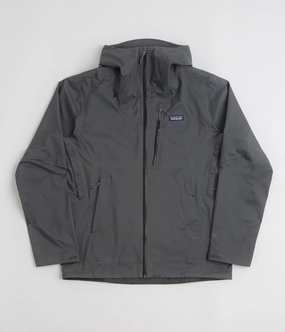 Patagonia Granite Crest Rain Jacket - Forge Grey / Black solo travel Loose