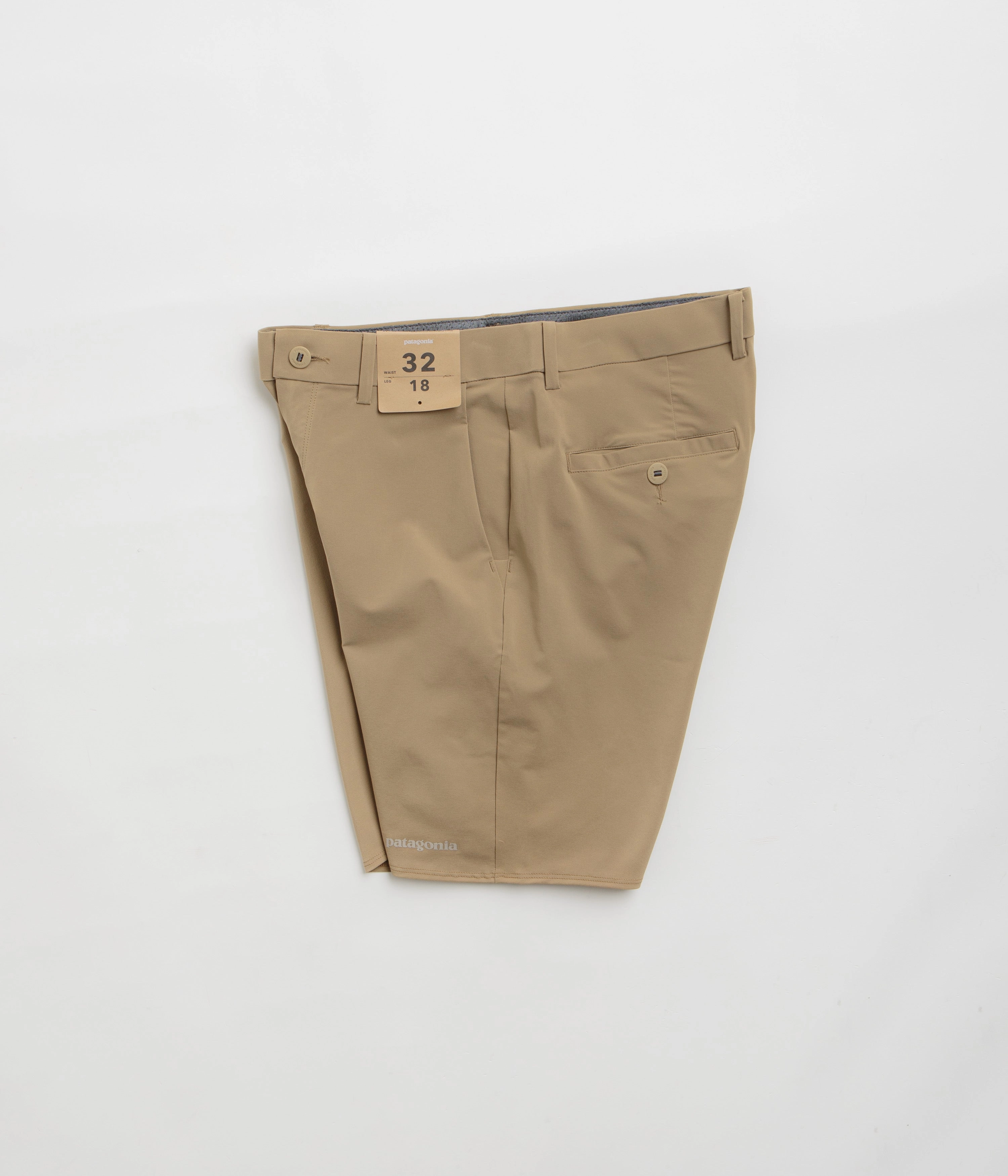 Chill Style Bold Statement Patagonia Hydropeak Hybrid Walk 18" Shorts - Slab Khaki