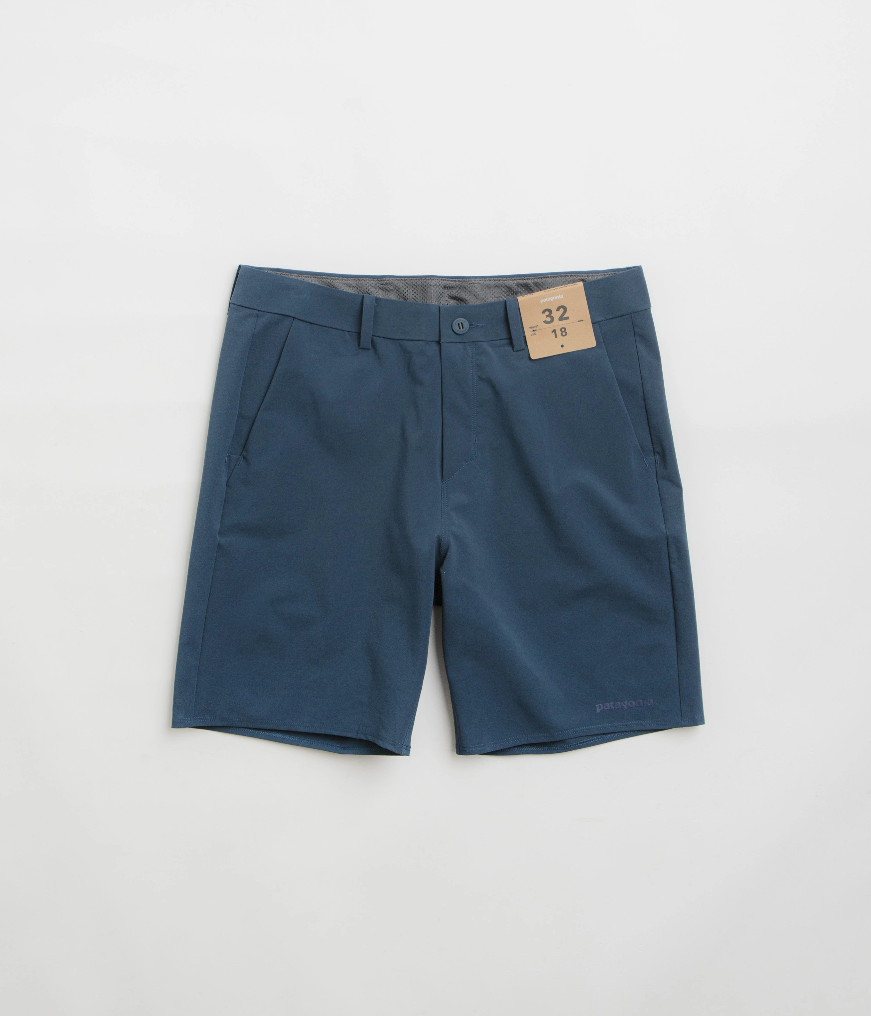 graduation season Comfortable Stretch Patagonia Hydropeak Hybrid Walk 18" Shorts - Tidepool Blue