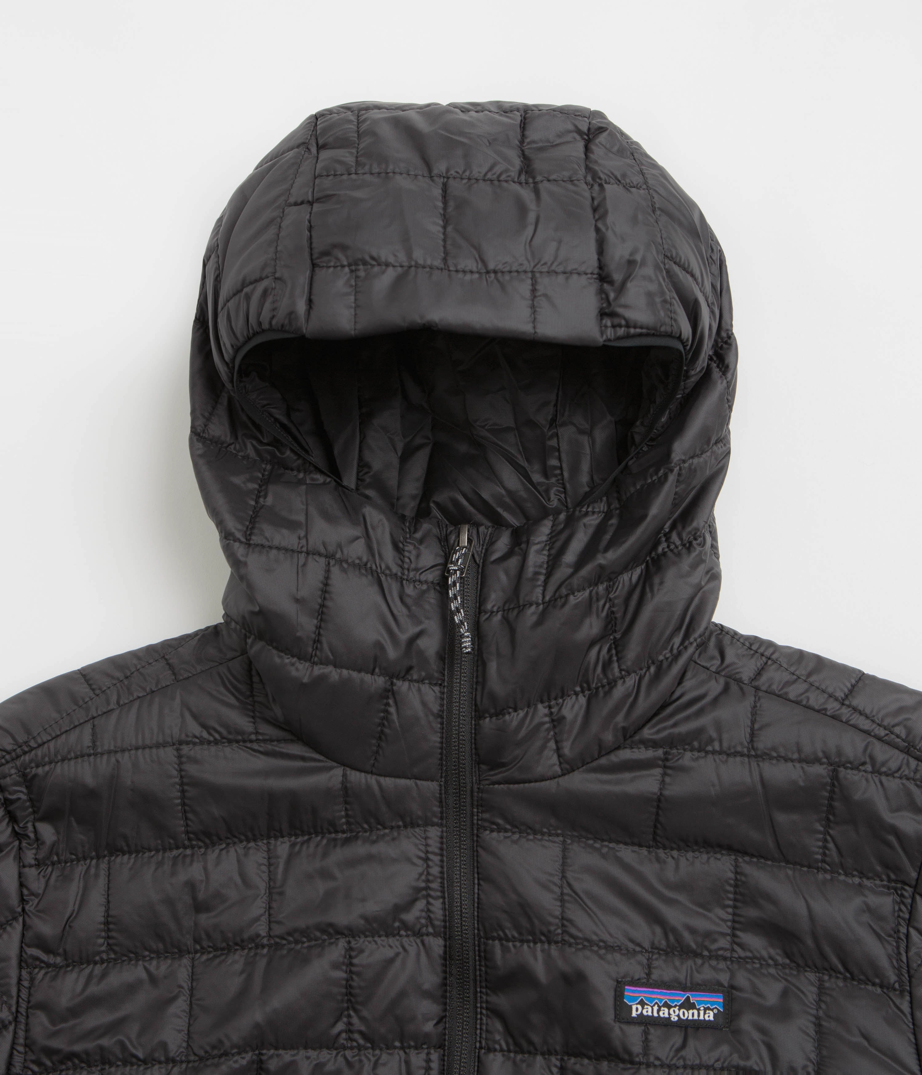 Patagonia Nano Puff Hoodie Jacket - Black Long Wear day
